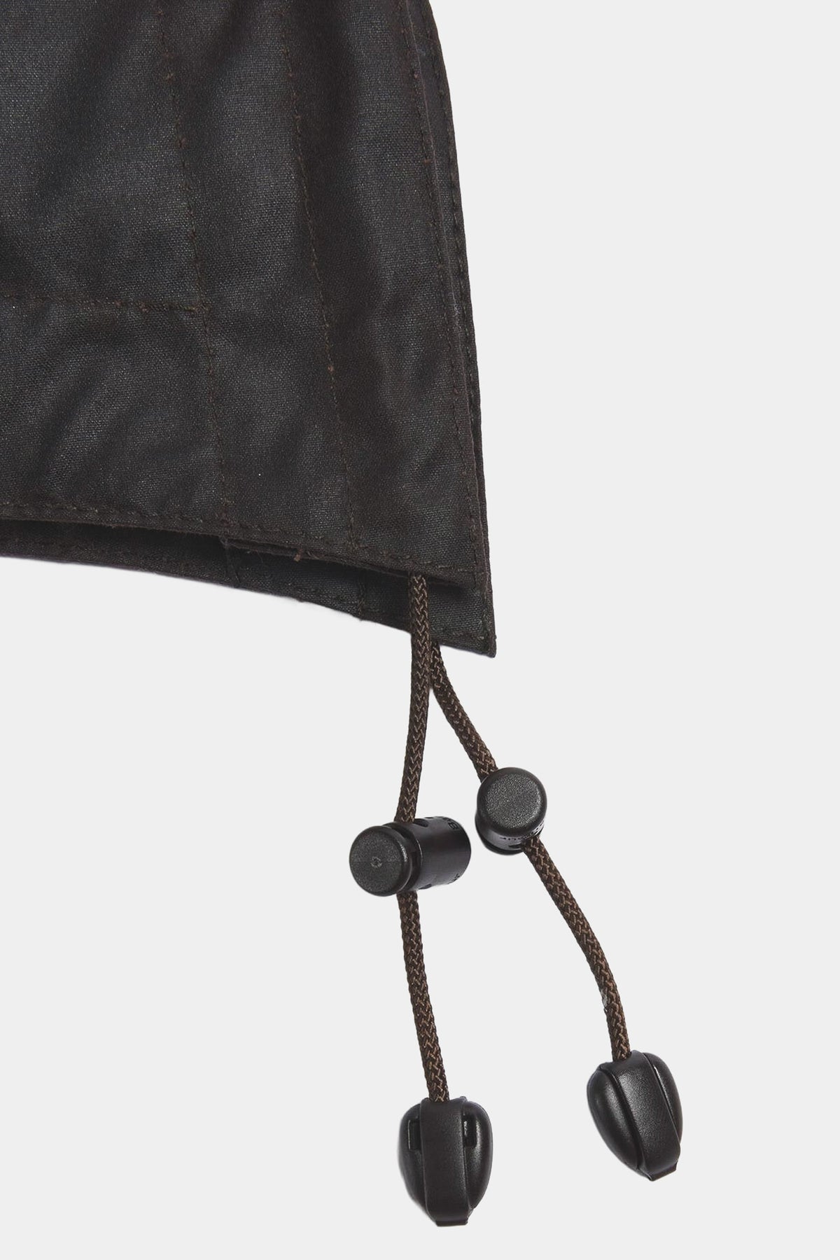 WAXED COTTON HOOD - Rustic