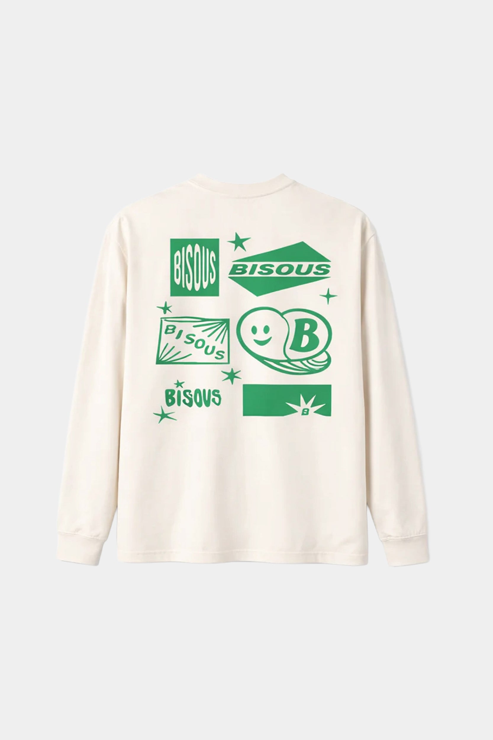 FLYER TEE LS - Washed white