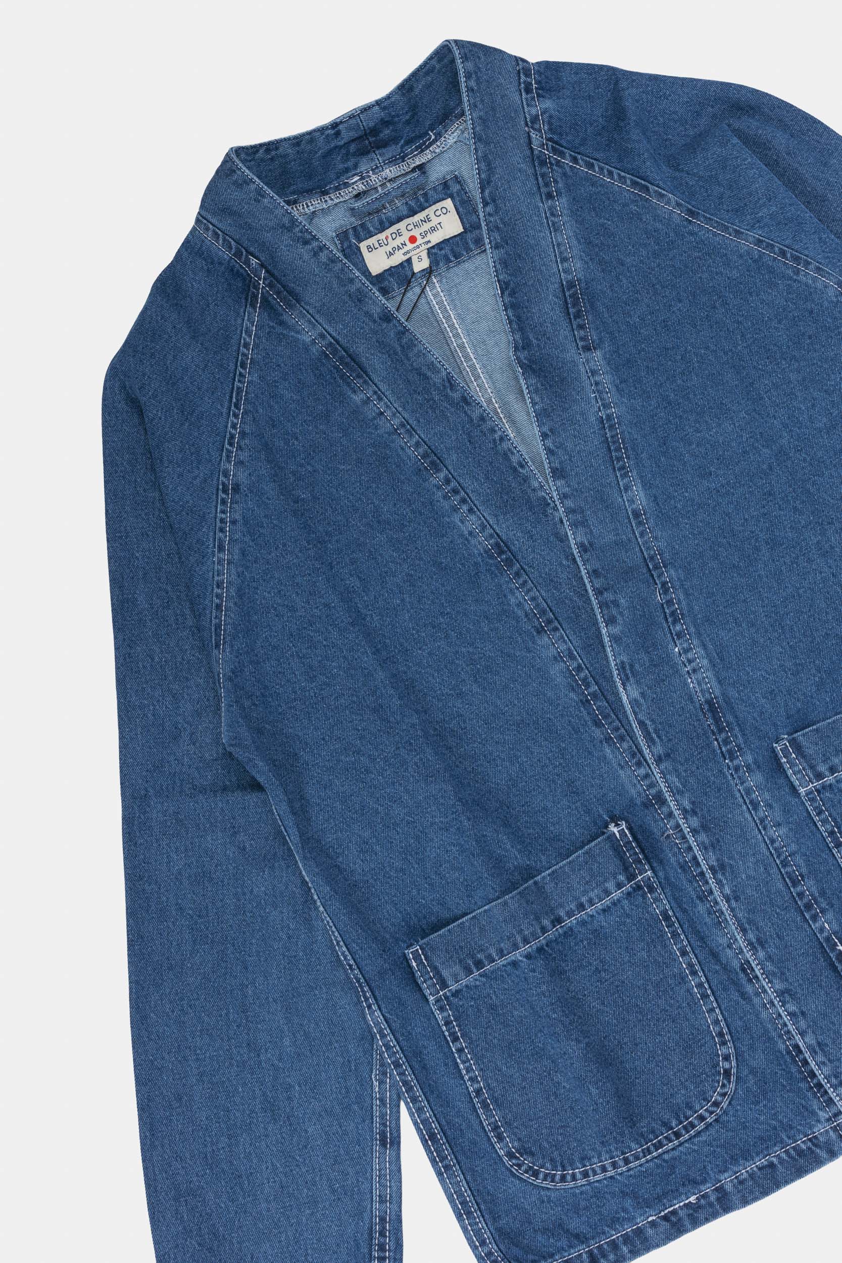 DENIM KIMONO - Stone Washed