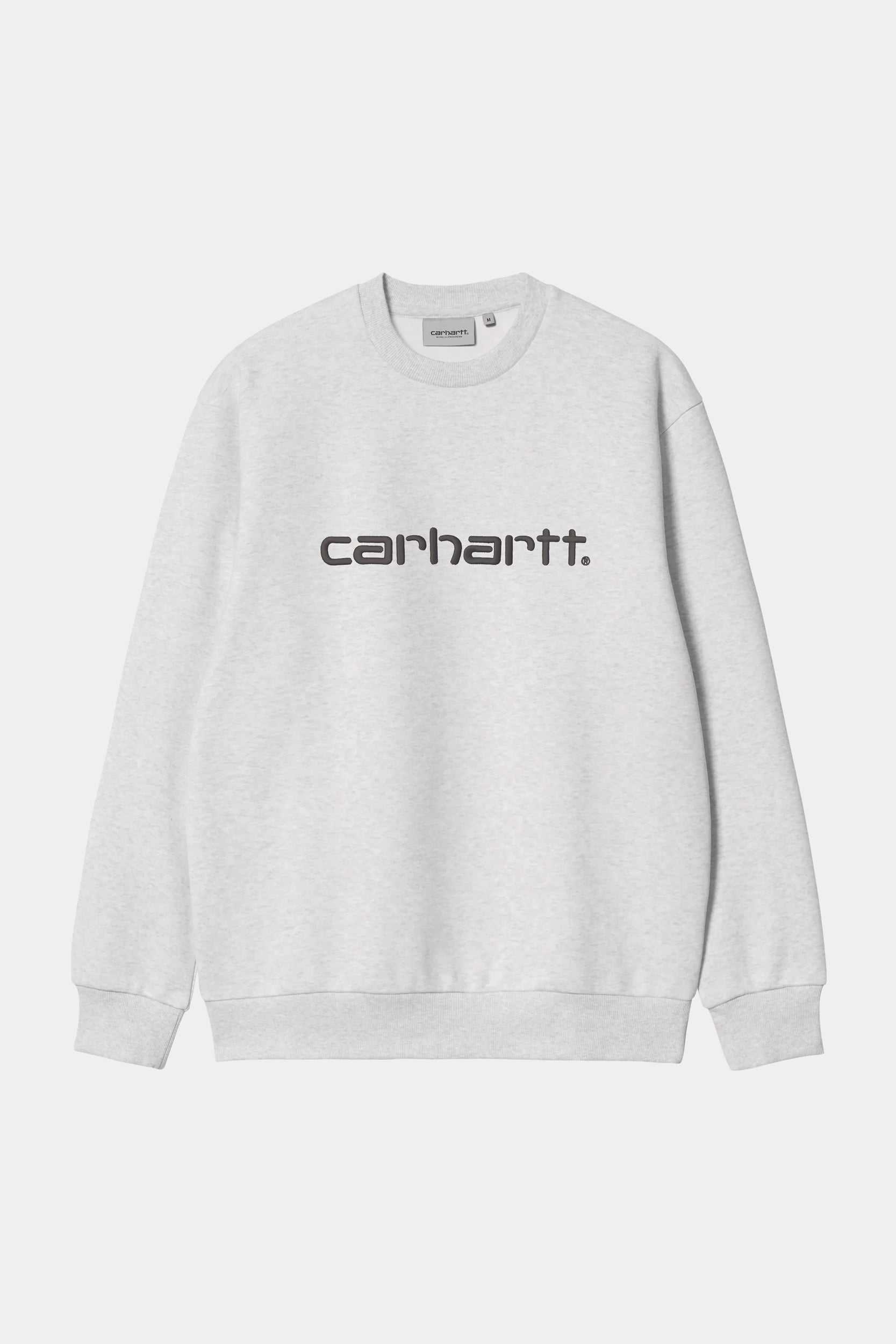 CARHARTT SWEAT - Ash heather / Graphite