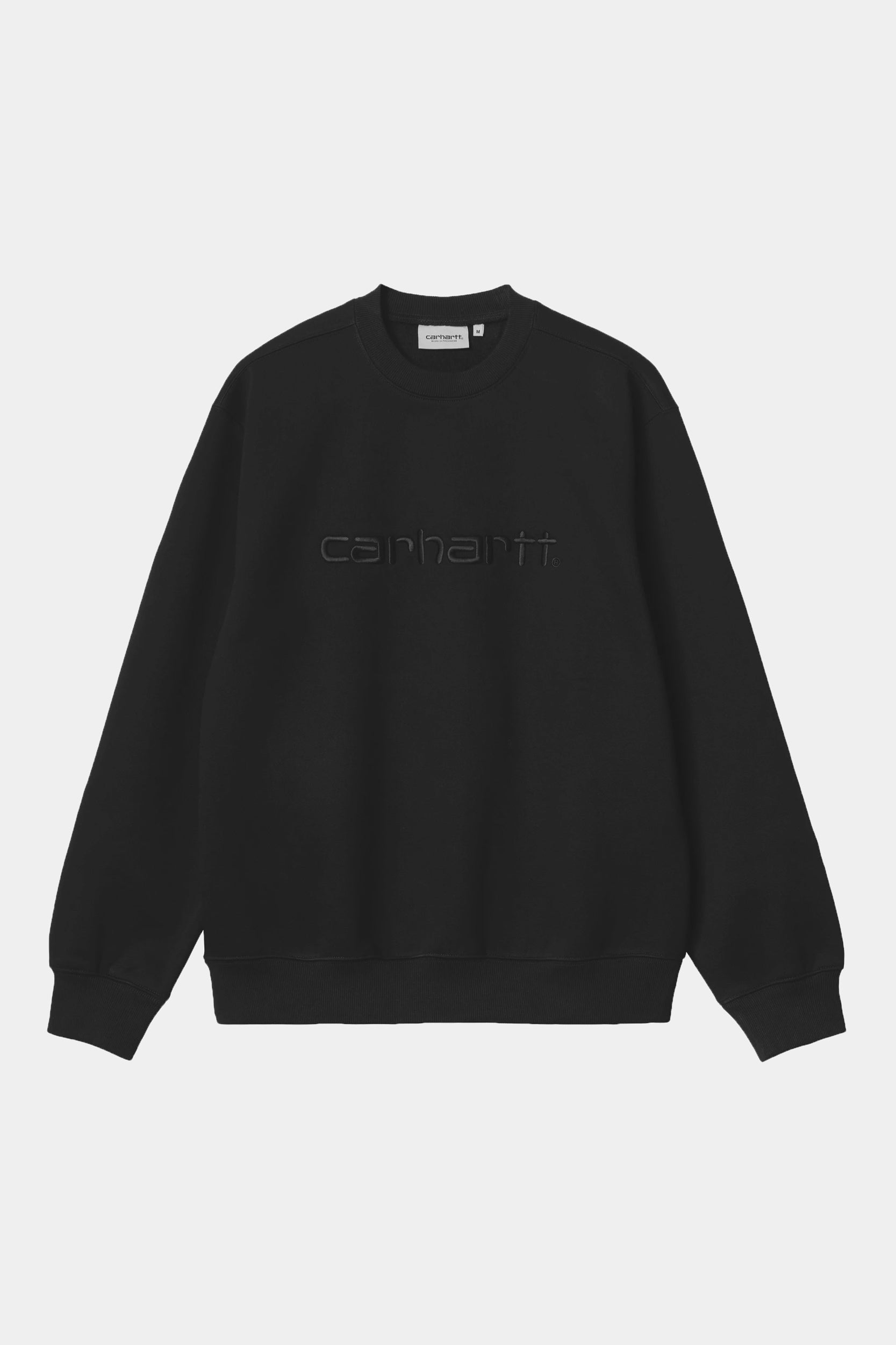 CARHARTT SWEAT - Black / Black