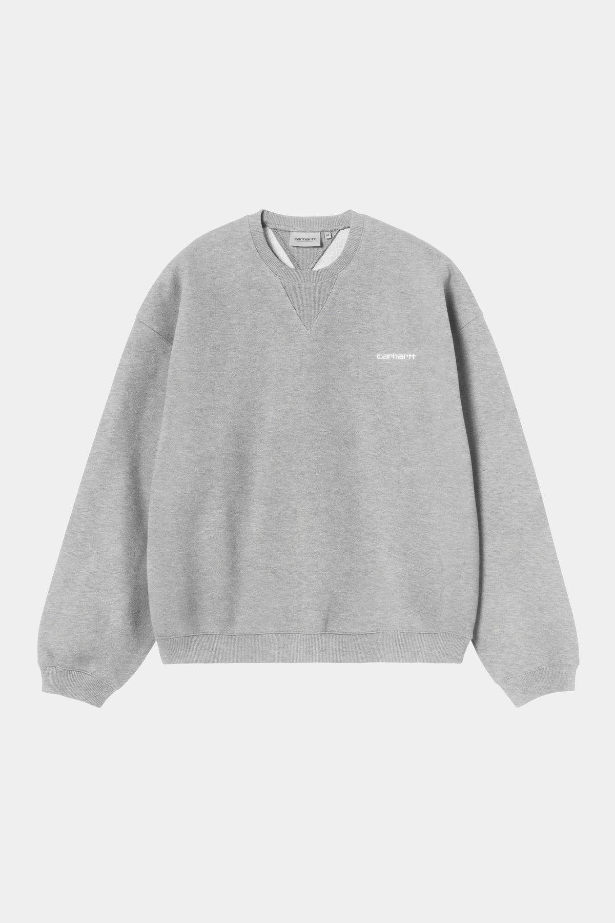 EBBERT SWEAT - Grey heather / White