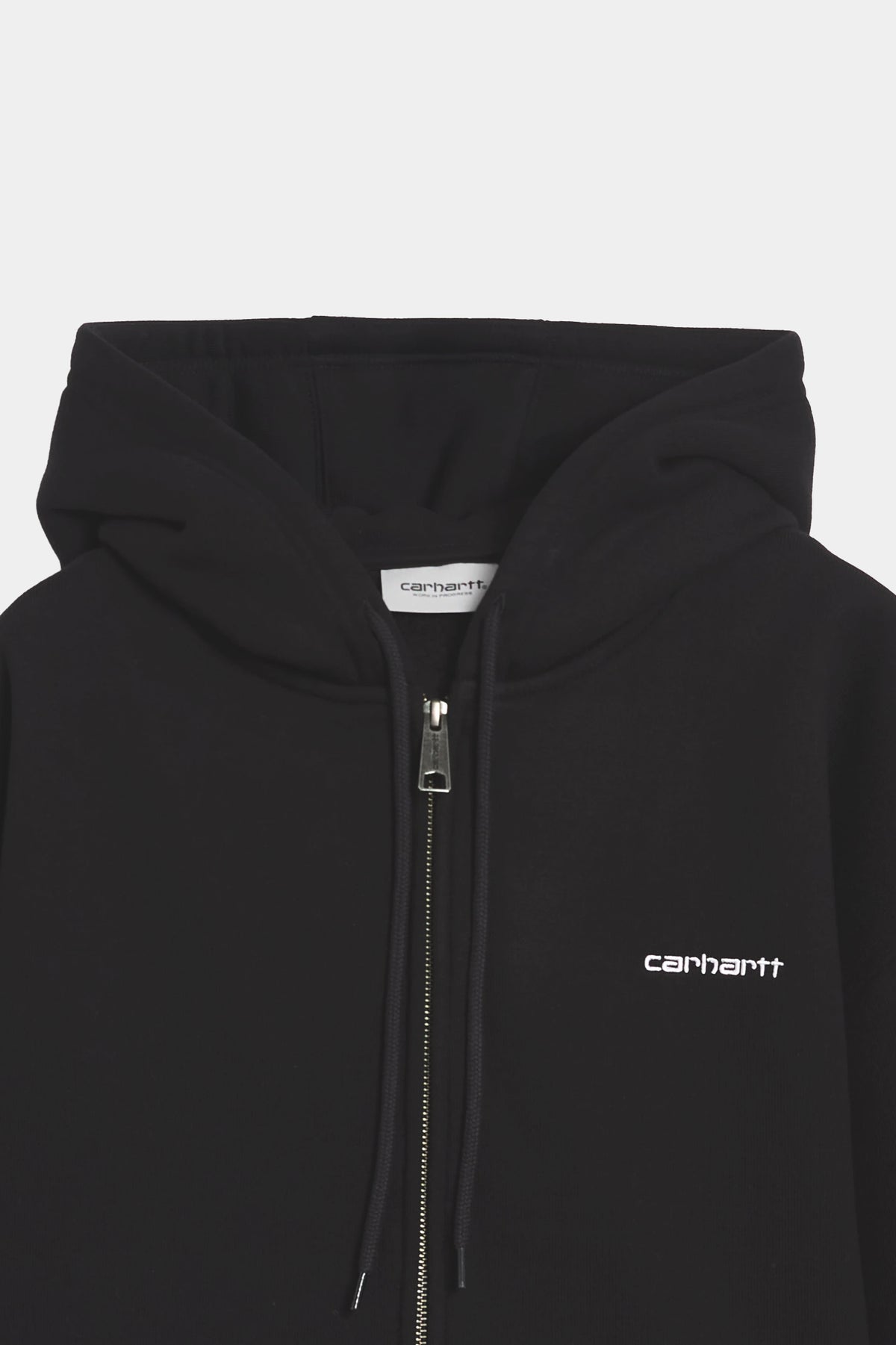 HOODED EBBERT JACKET - Black / White