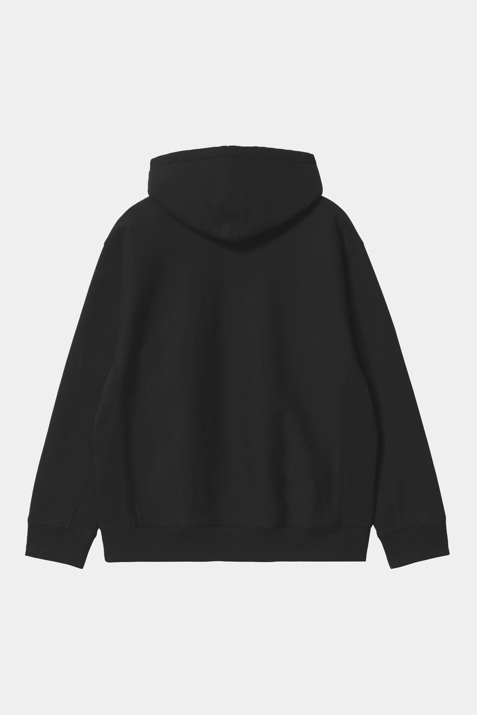 HOODED AMERICAN SCRIPT SWEAT - Black