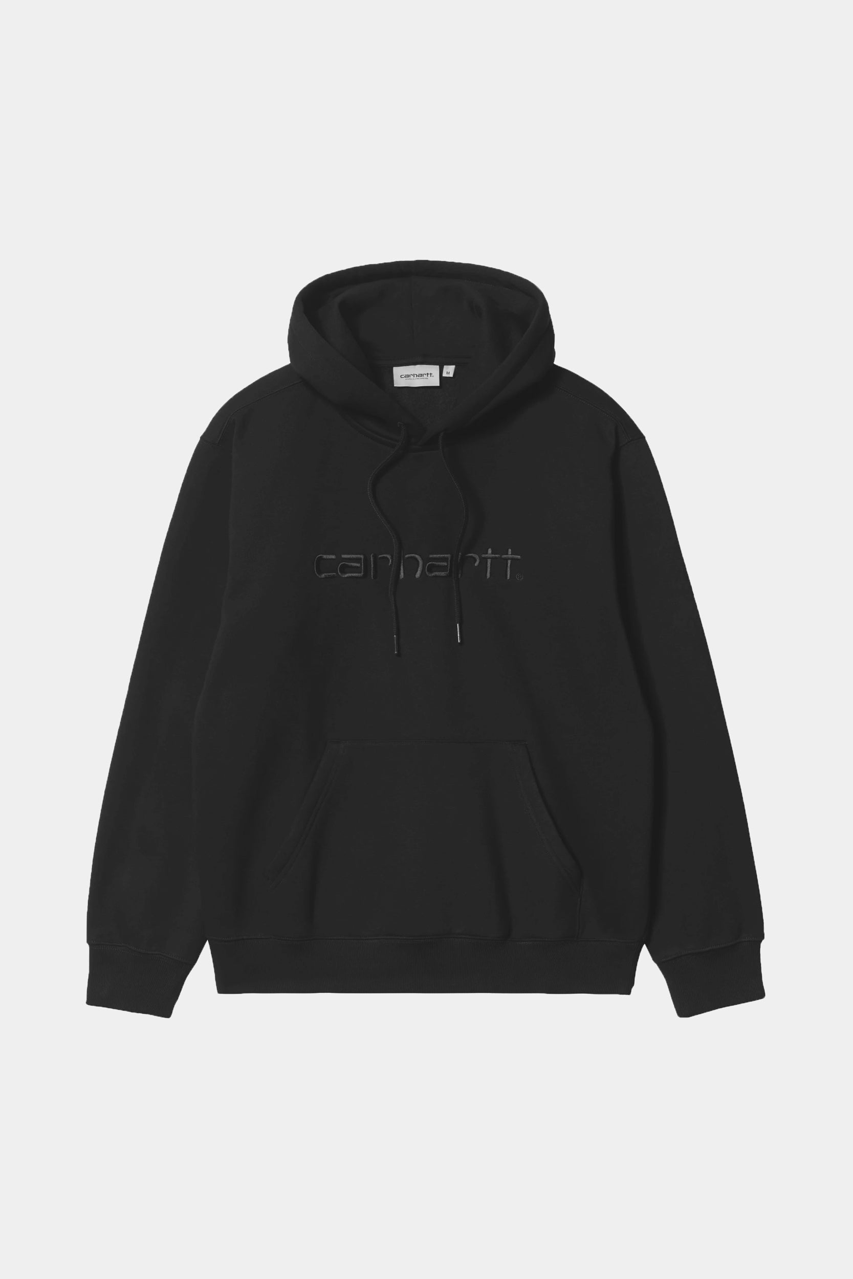 HOODED CARHARTT SWEAT - Black / Black