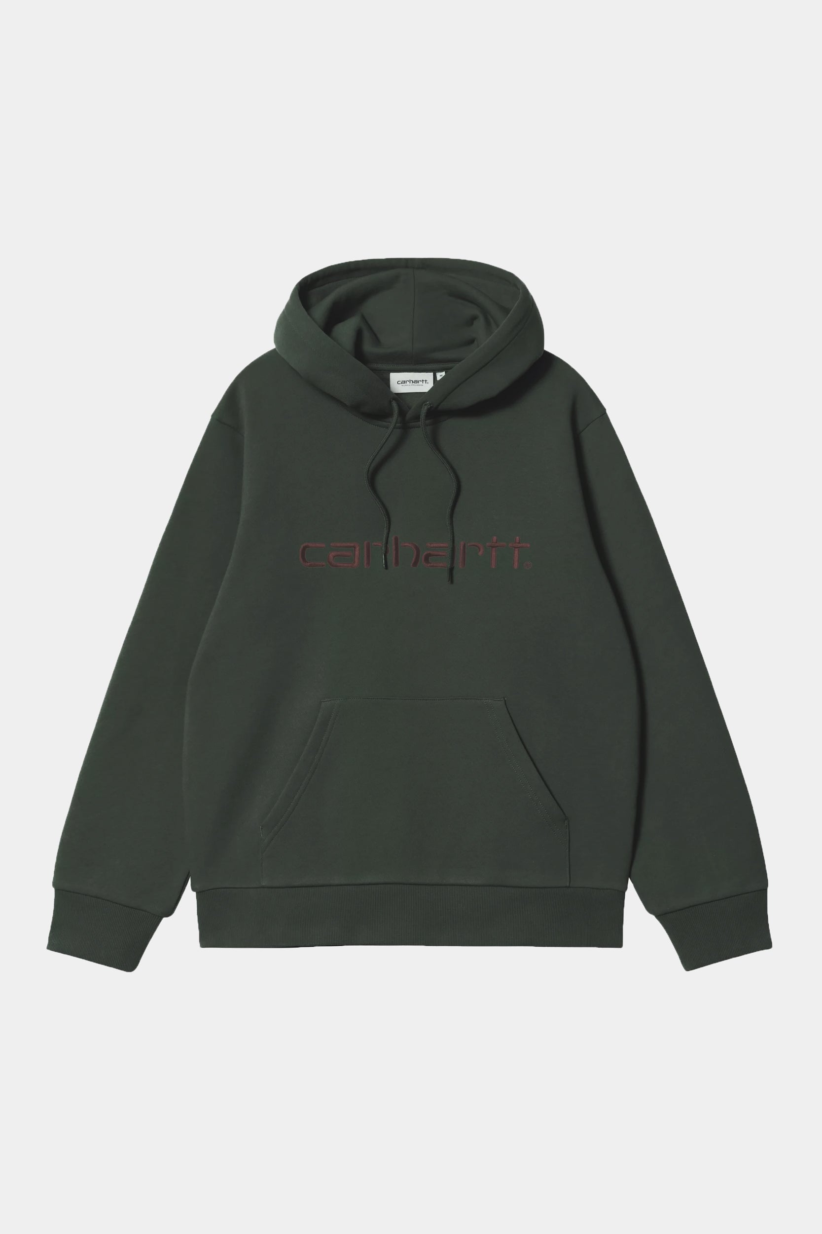 HOODED CARHARTT SWEAT - Dark scarab / Palisander