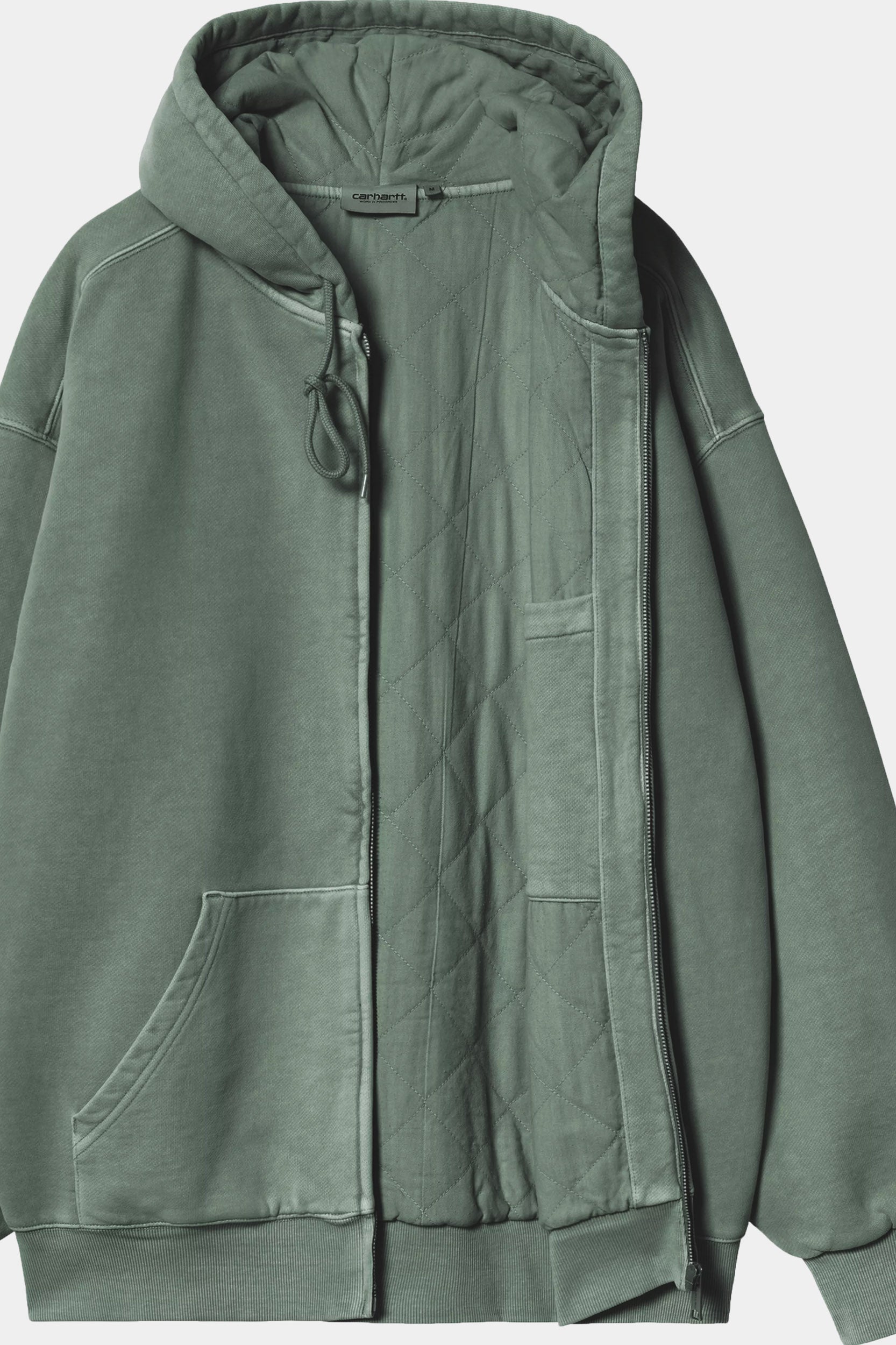 HOODED VISTA JACKET - Dark scarab