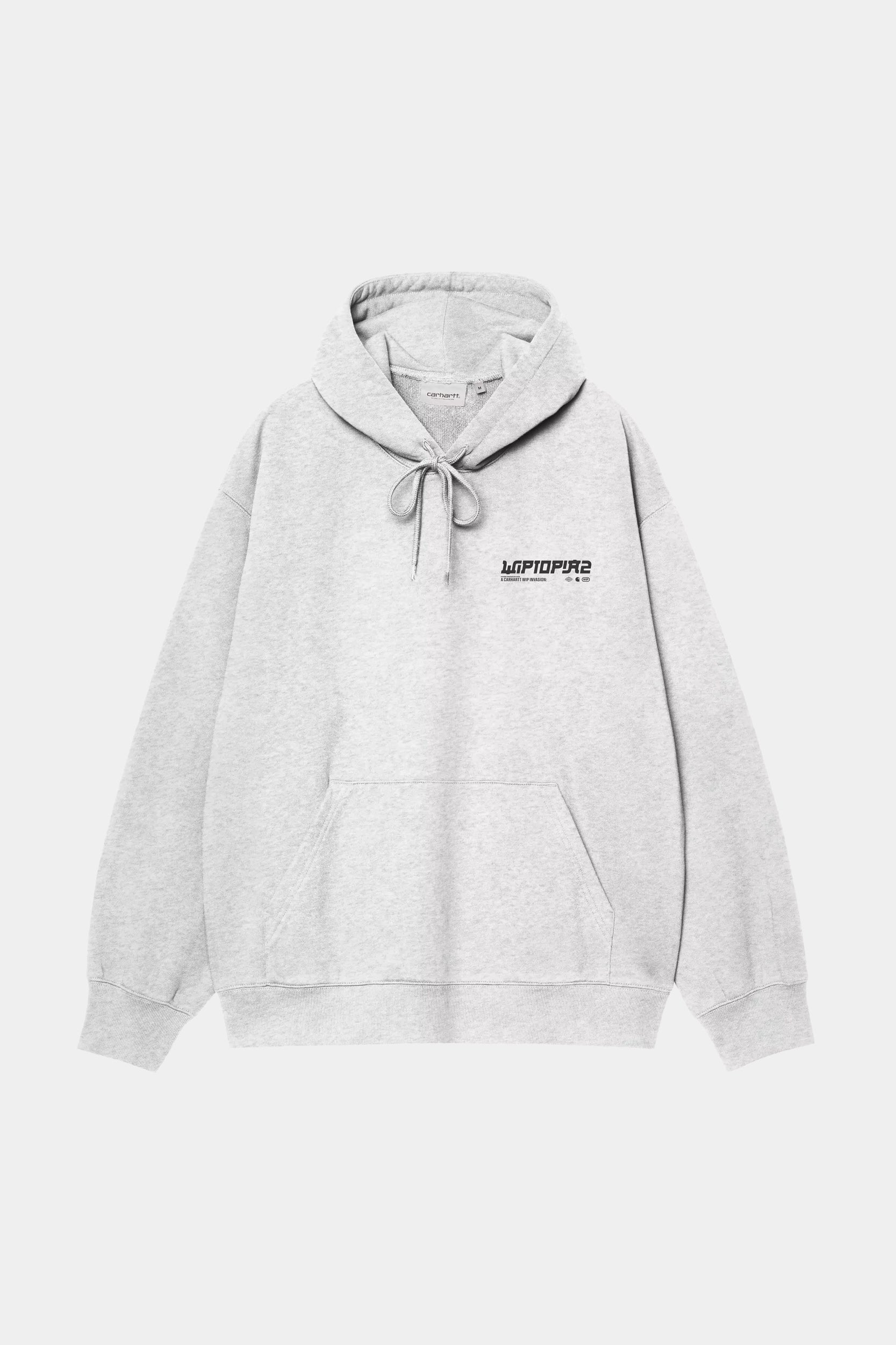 HOODED WIPTOPIA 2 SWEAT - Ash Heather