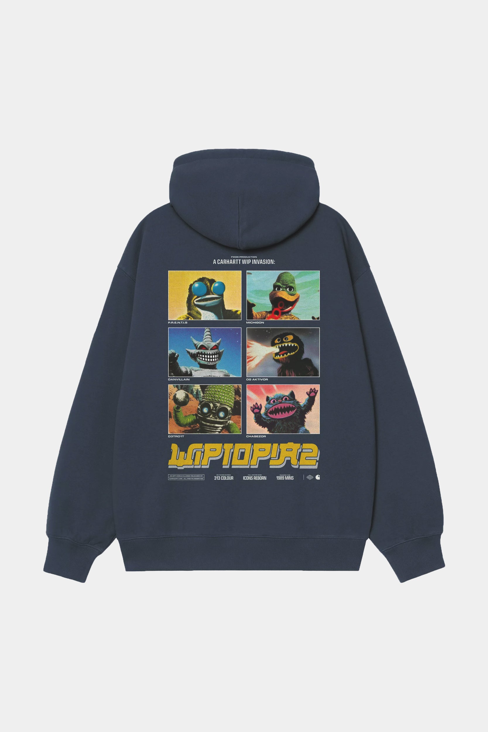 HOODED WIPTOPIA 2 SWEAT - Blue