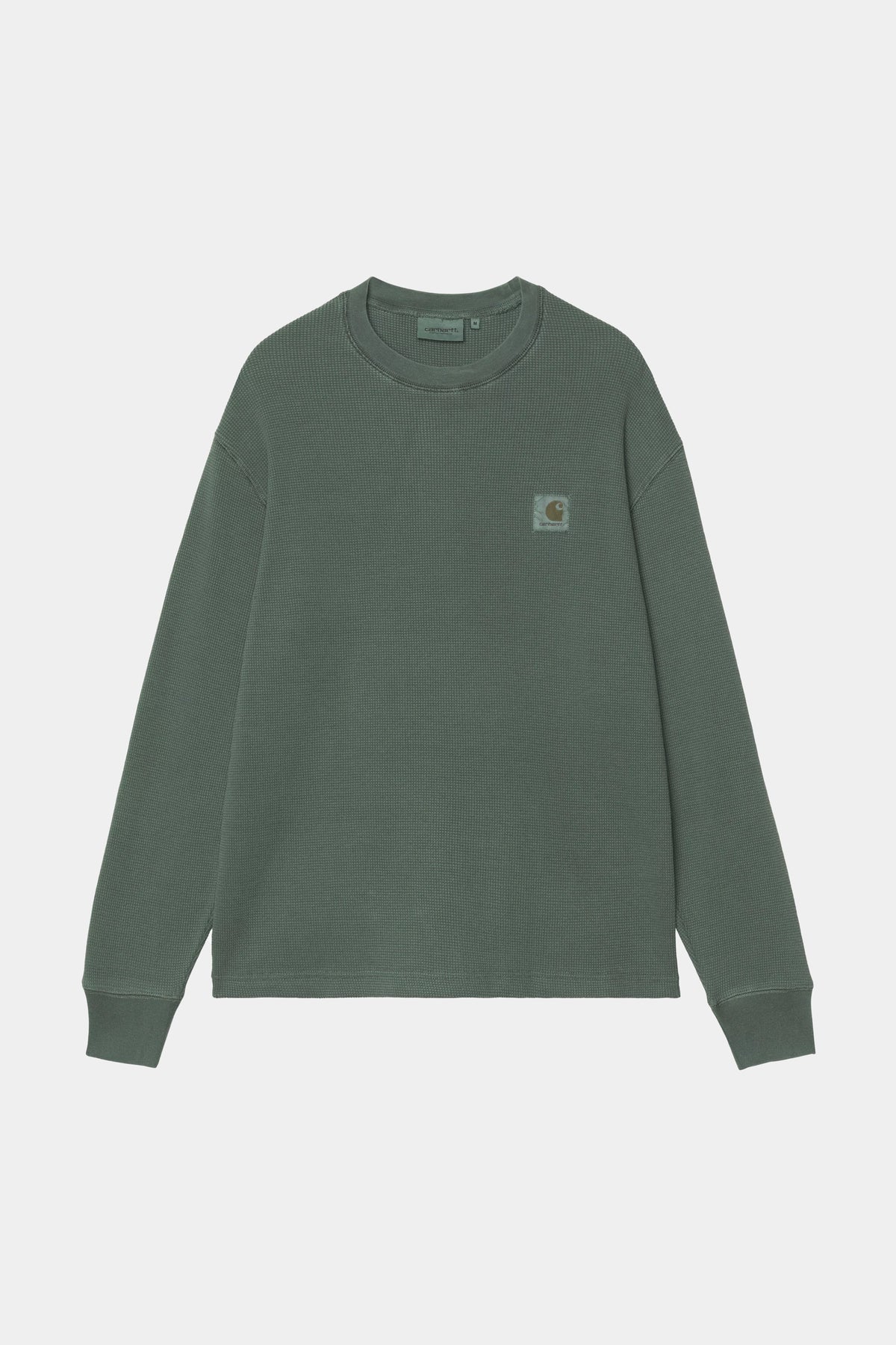 VISTA WAFFLE LS TEE - Dark scarab