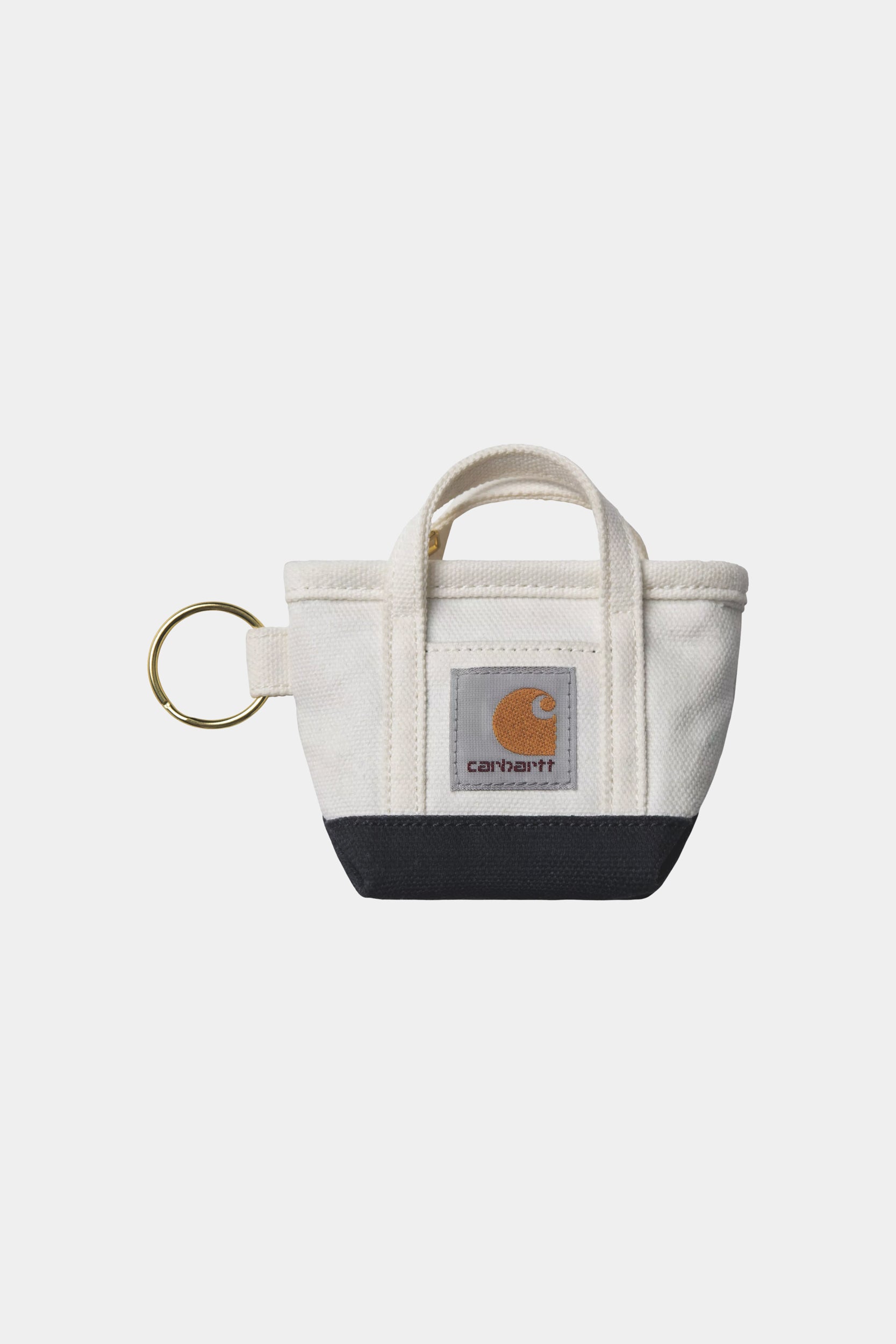 MINI TOTE BAG KEYCHAIN - Natural