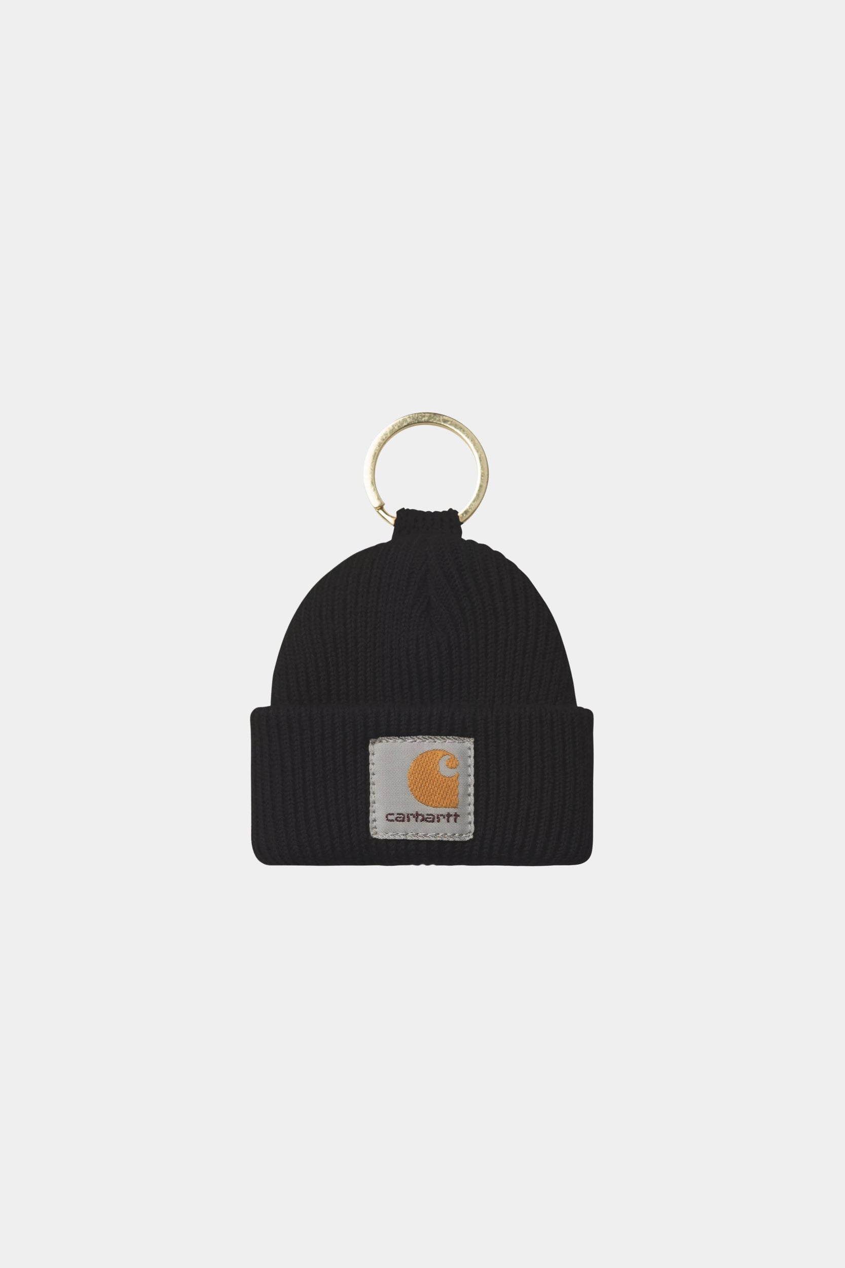 MINI WATCH HAT KEYCHAIN - Black