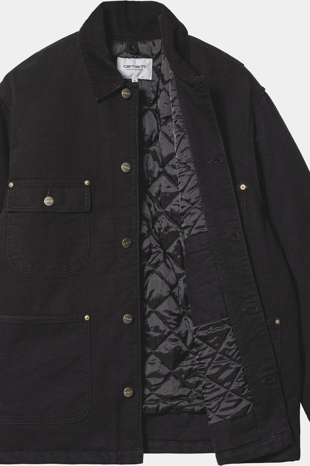 OG CHORE COAT - Black stone canvas