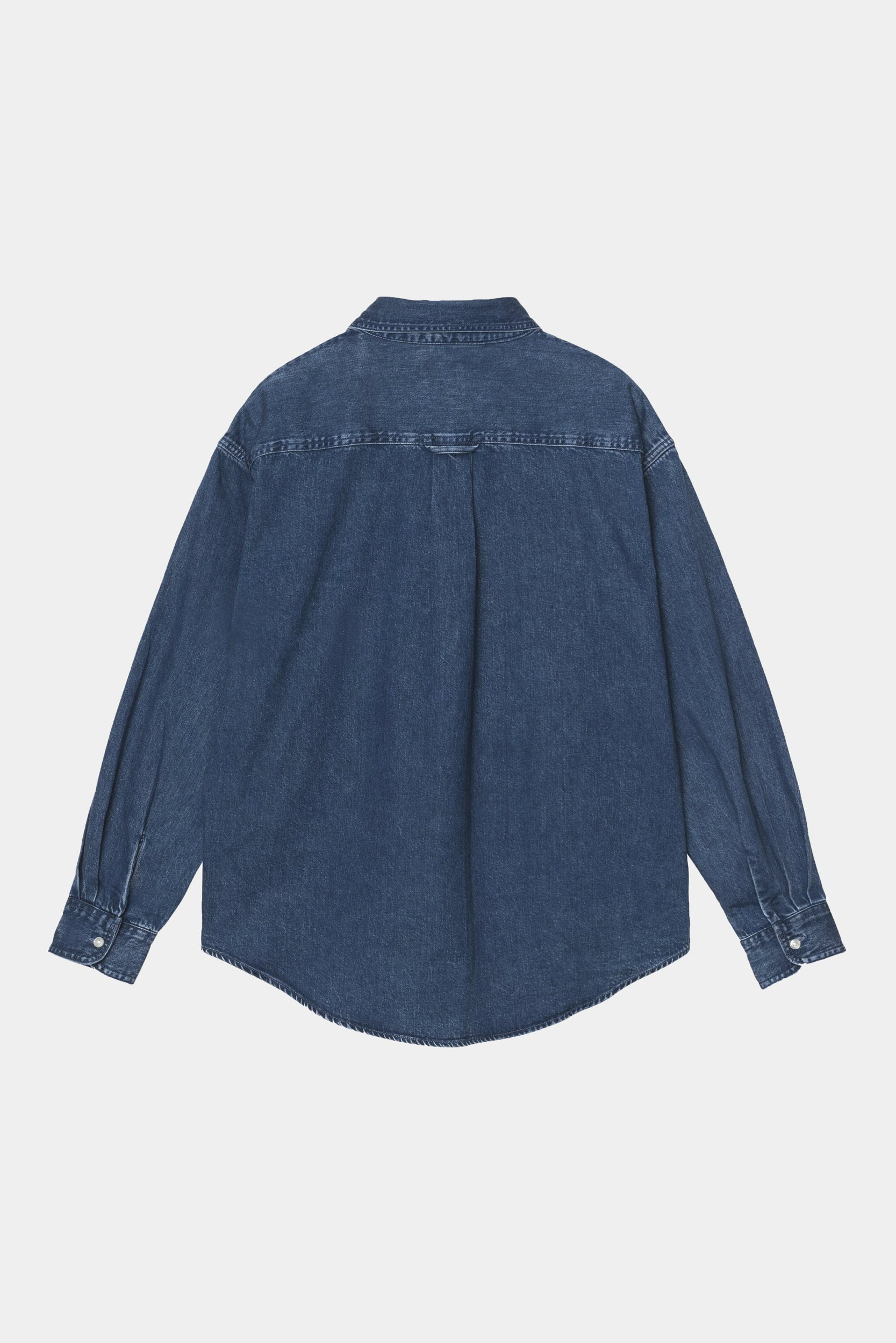 LUCAS SHIRT - Blue stone washed