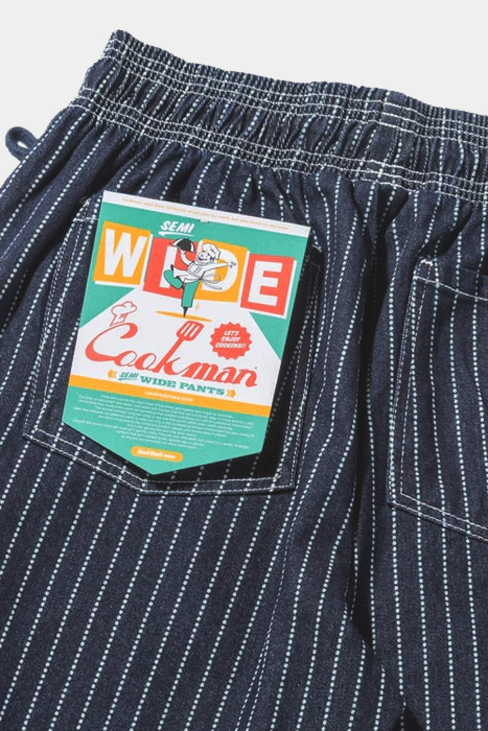 CHEF PANT SEMIWIDE - Wabash Denim Navy
