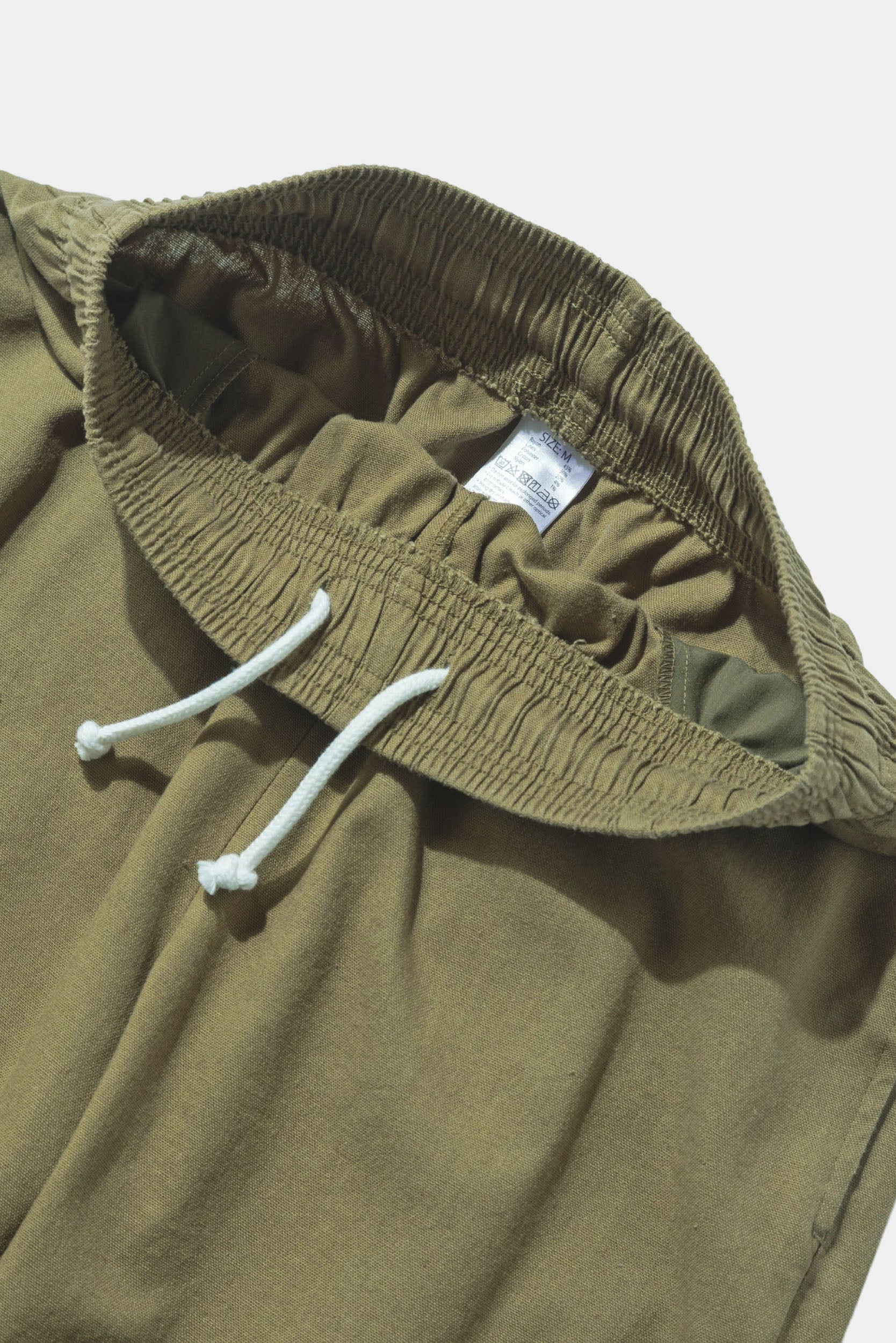 CHEF SHORTS - Olive linen
