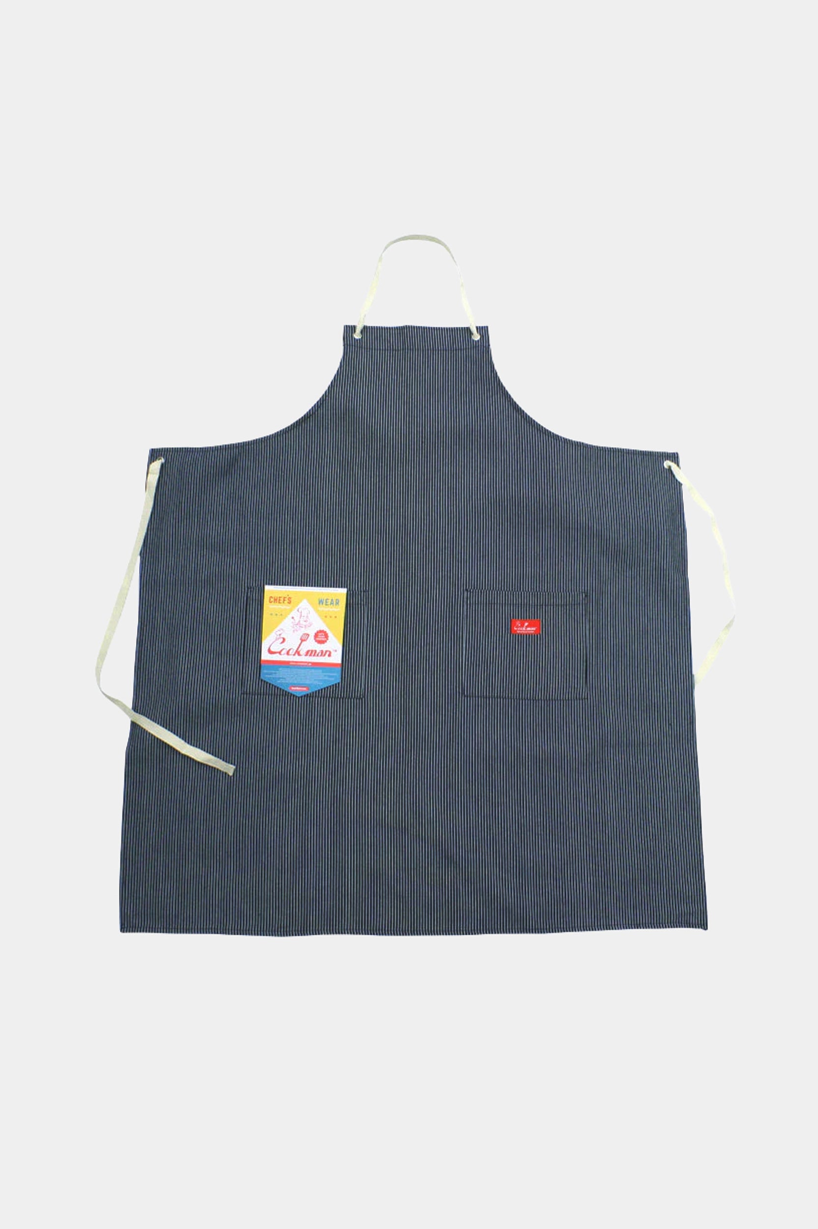 LONG APRON - Hickory navy