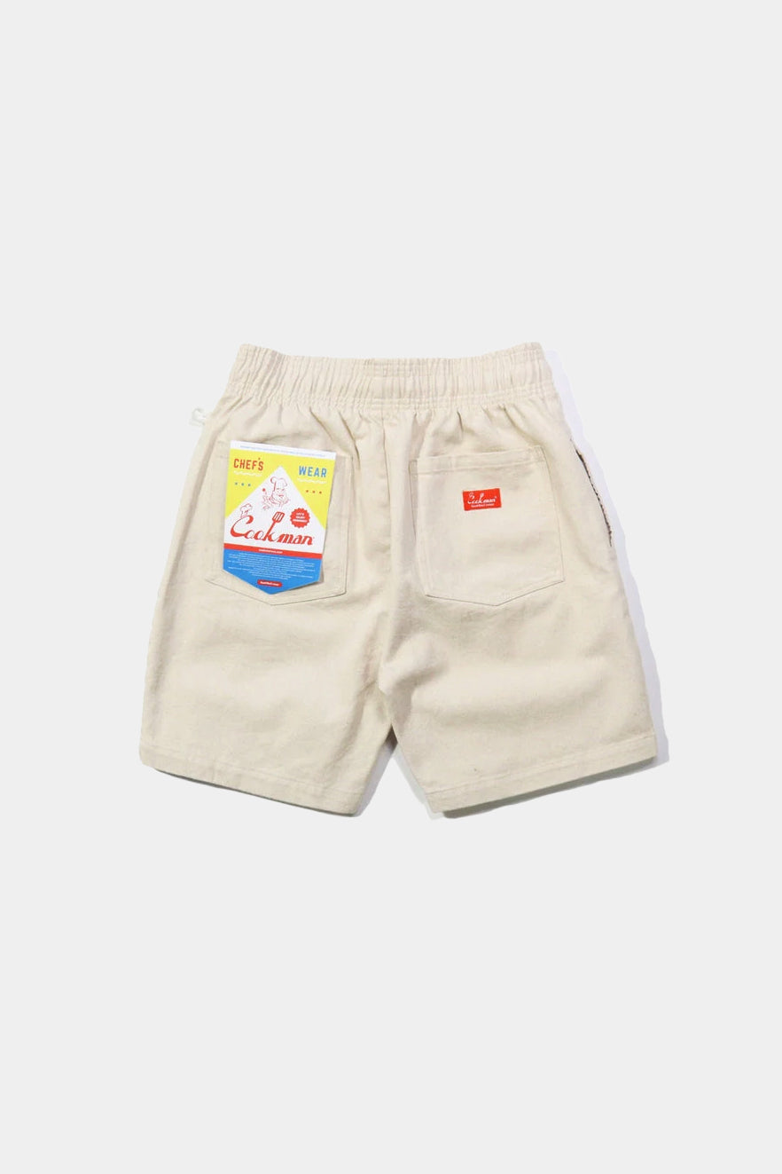 CHEF SHORT - Natural denim