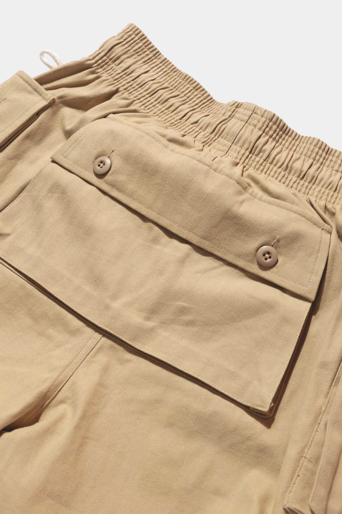 HERRINGBONE MONKEY PANTS - Beige