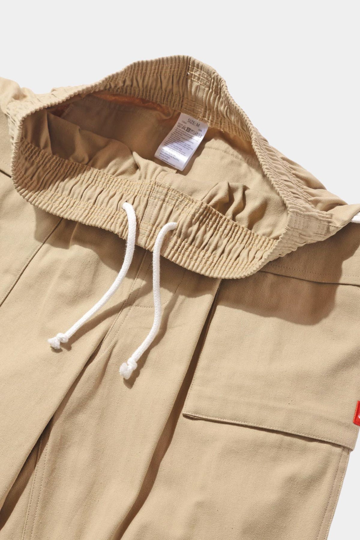HERRINGBONE MONKEY PANTS - Beige