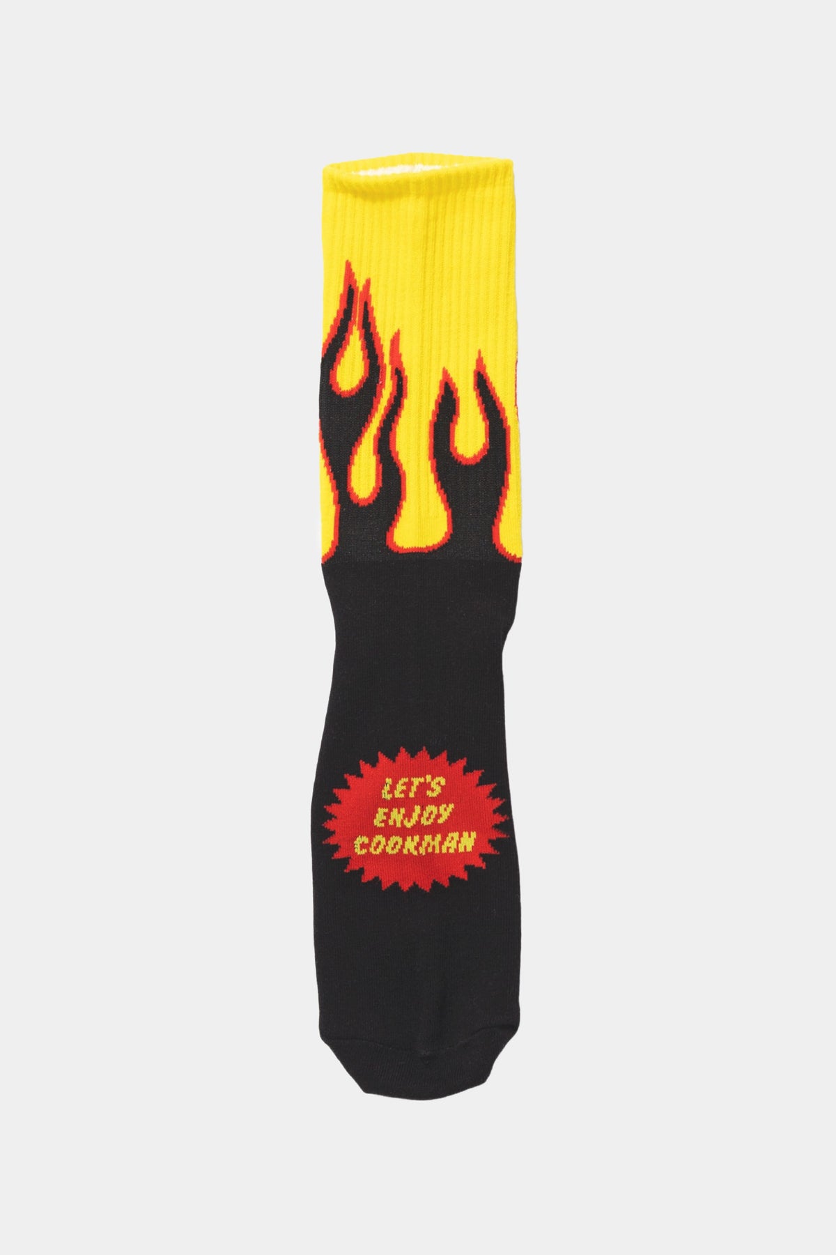RIB CREW SOCKS - Flame black yellow