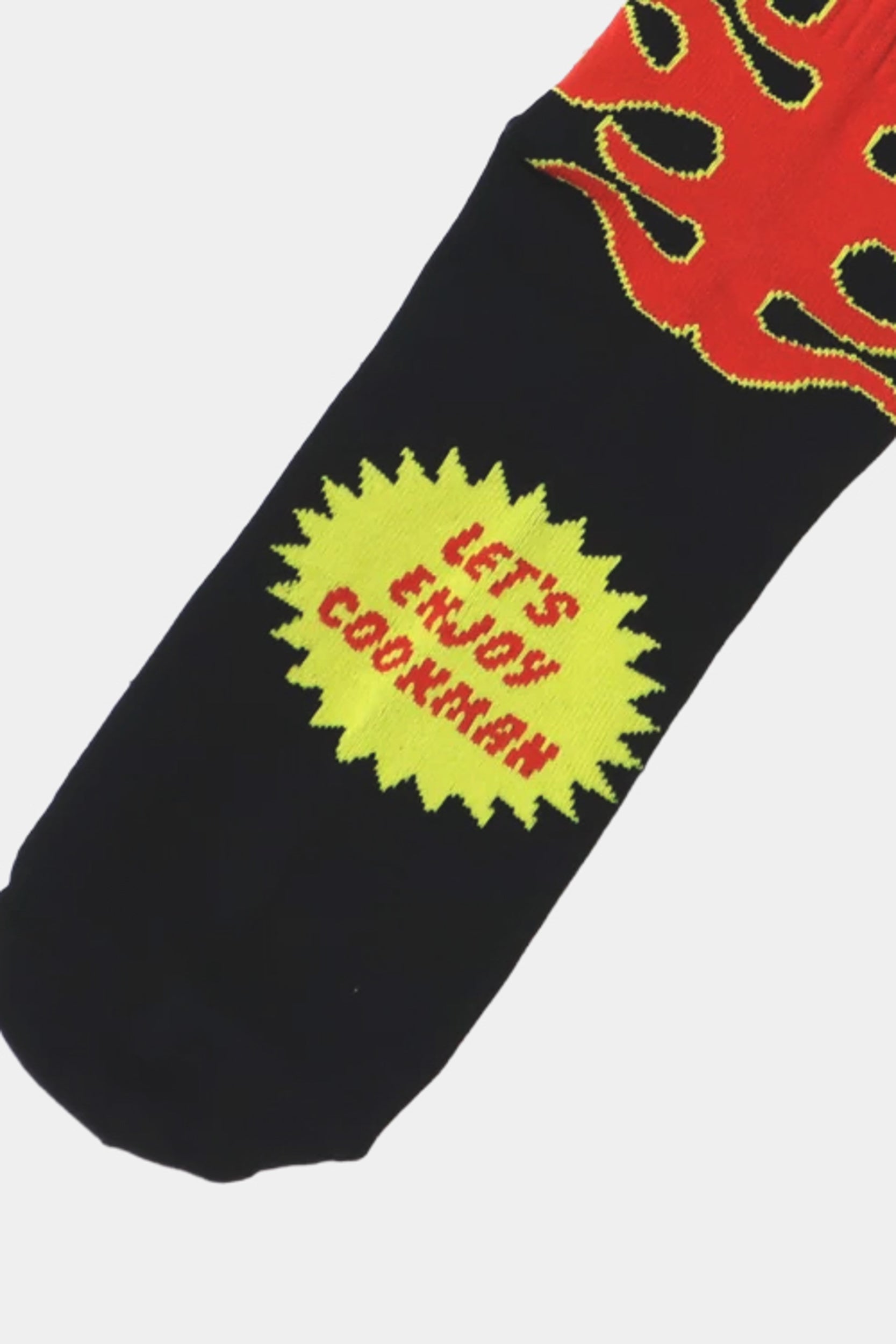 RIB CREW SOCKS AFTERBURNER - Black/Red