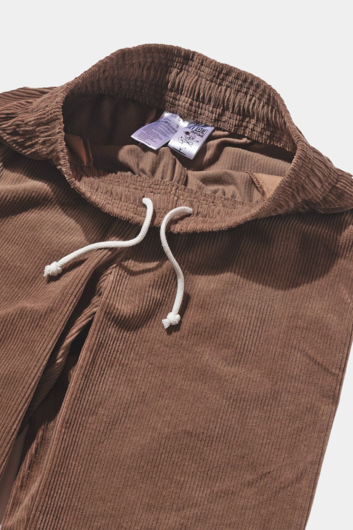 CHEF PANTS SEMIWIDE - Corduroy cocoa