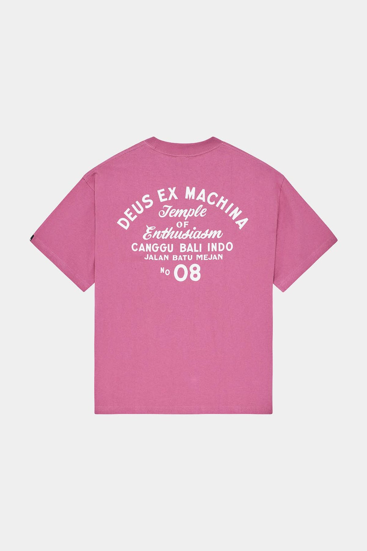 CANGGU SIGN TEE - Red Violet