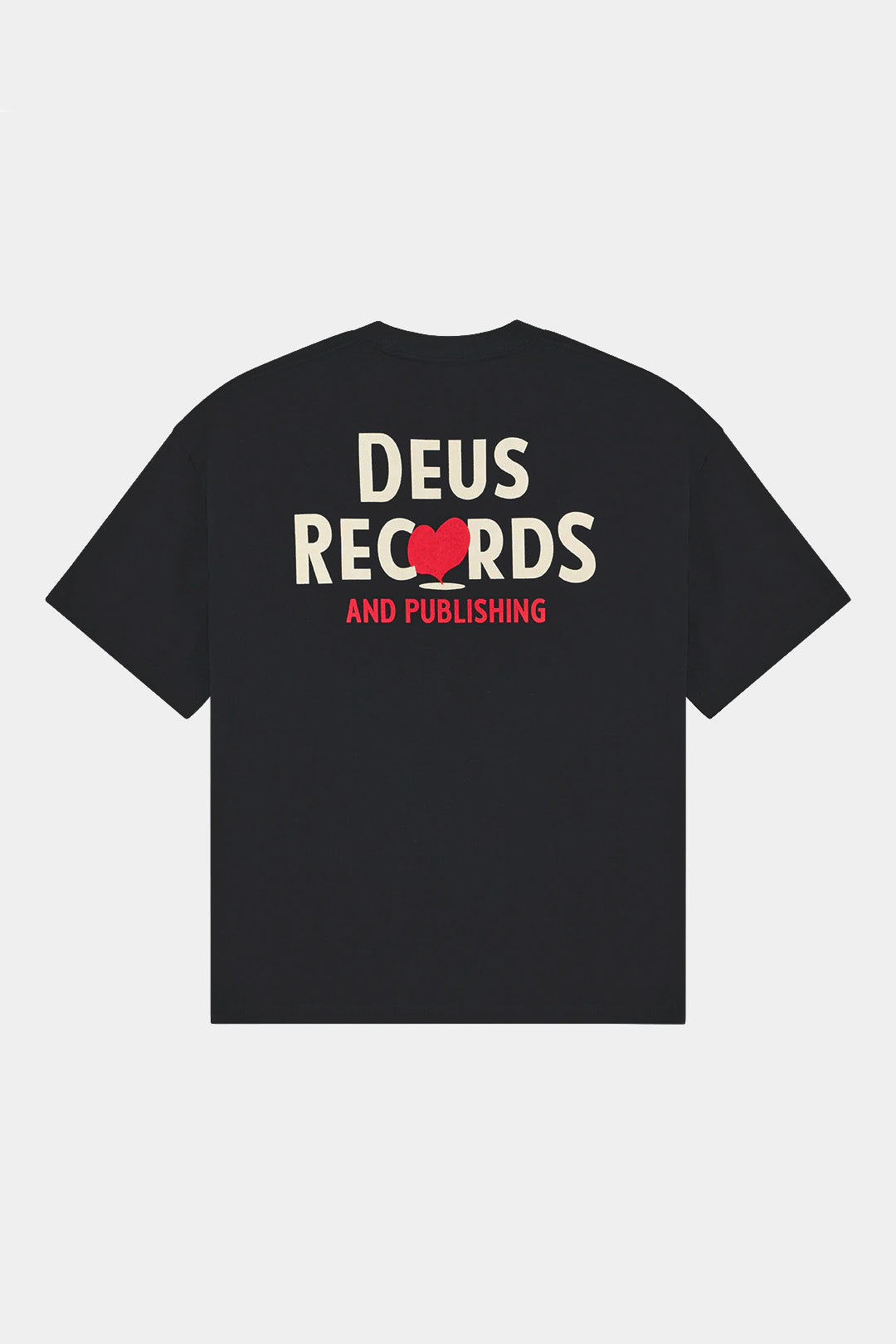 DEEP CUT TEE - Black