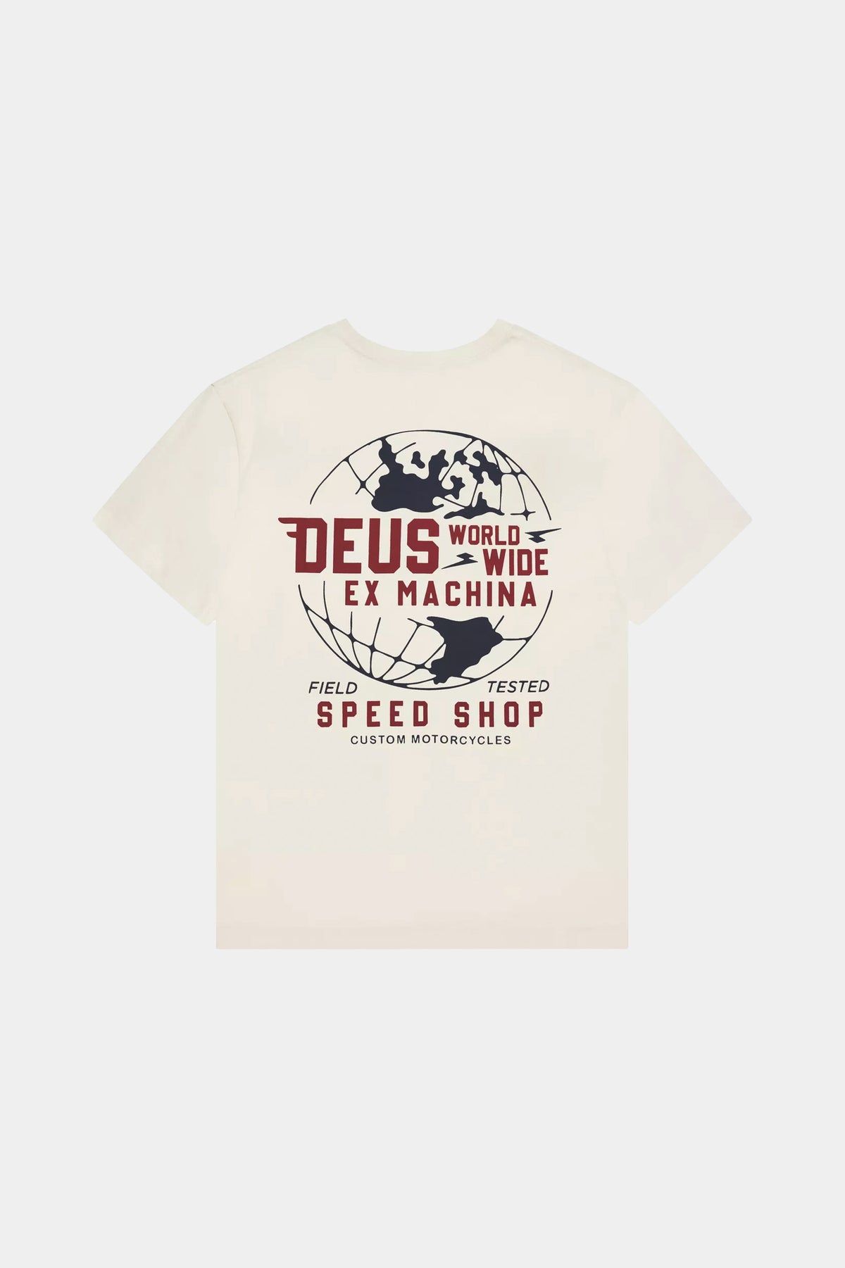 GLOBAL SPARK TEE - Vintage White