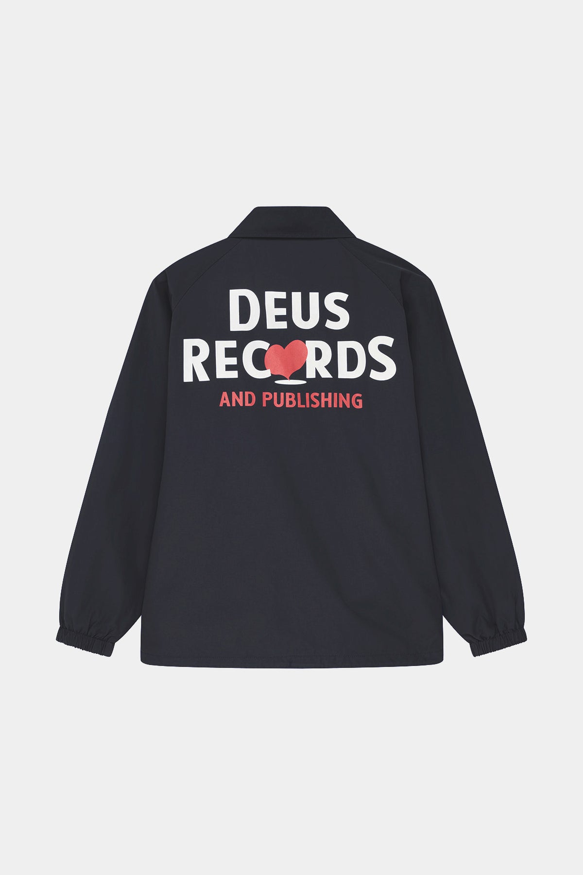 DEEP CUT COACH JACKET - Black