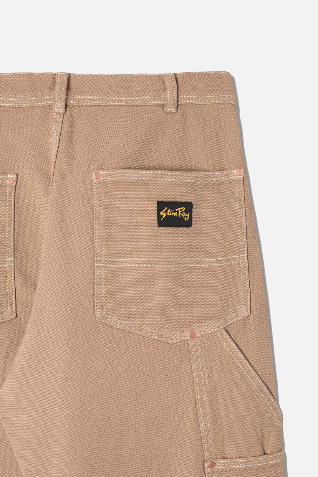 DOUBLE KNEE - Antique khaki duck