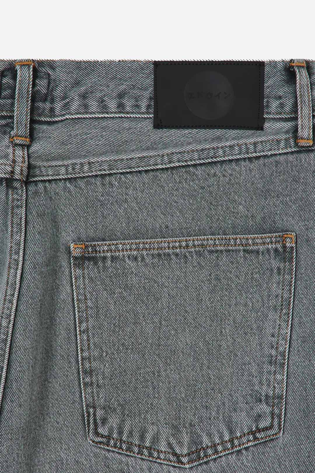 COSMOS PANT - Black heavy bleach