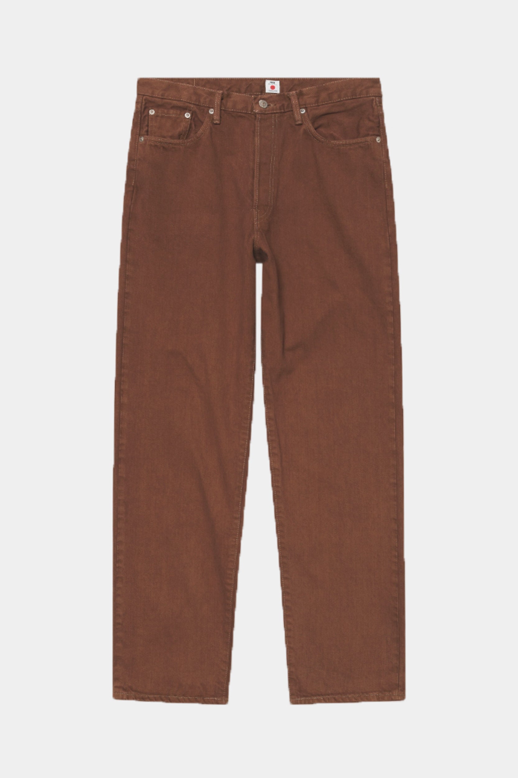 LOOSE FIT - Natural brown overdyed
