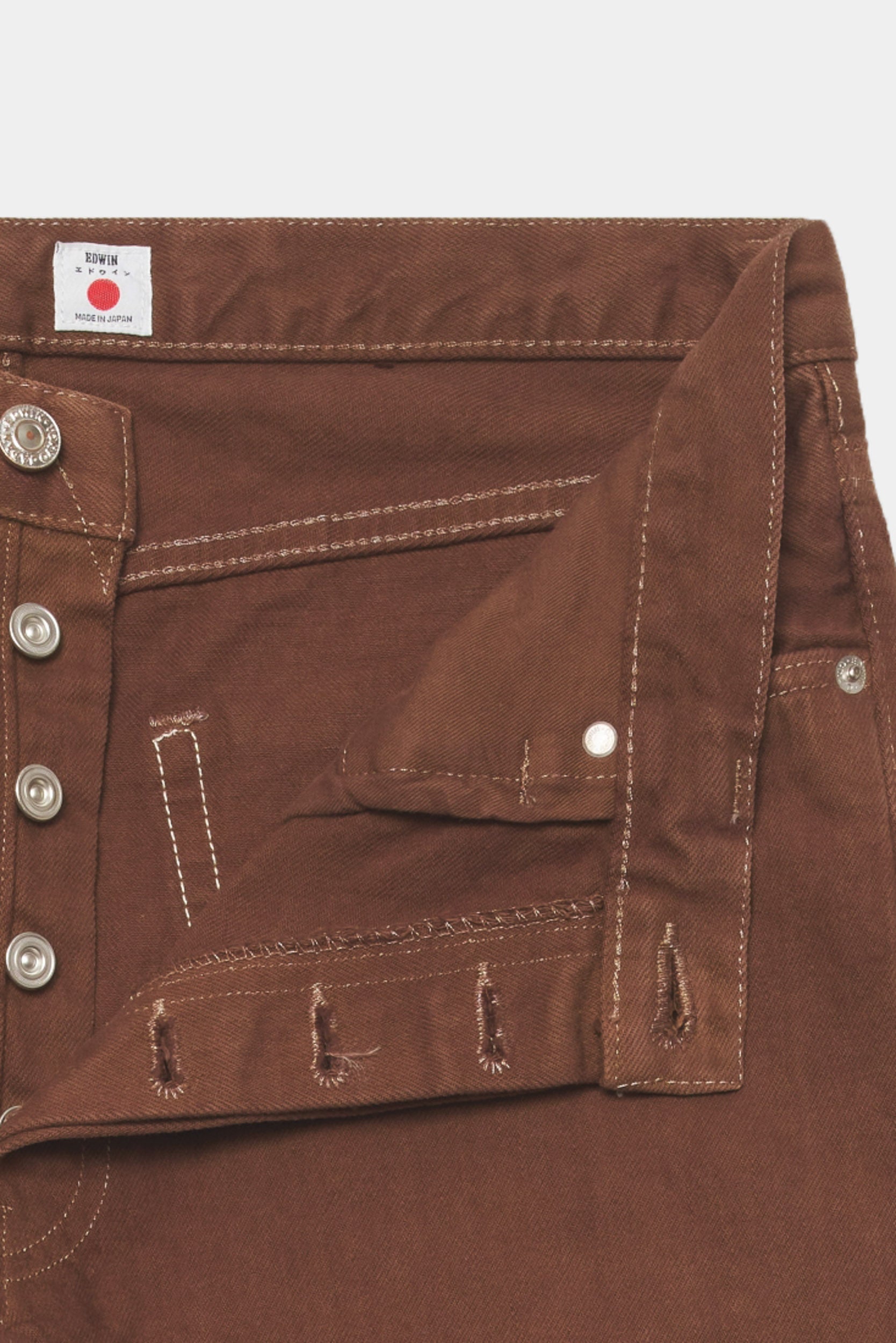 LOOSE FIT - Natural brown overdyed