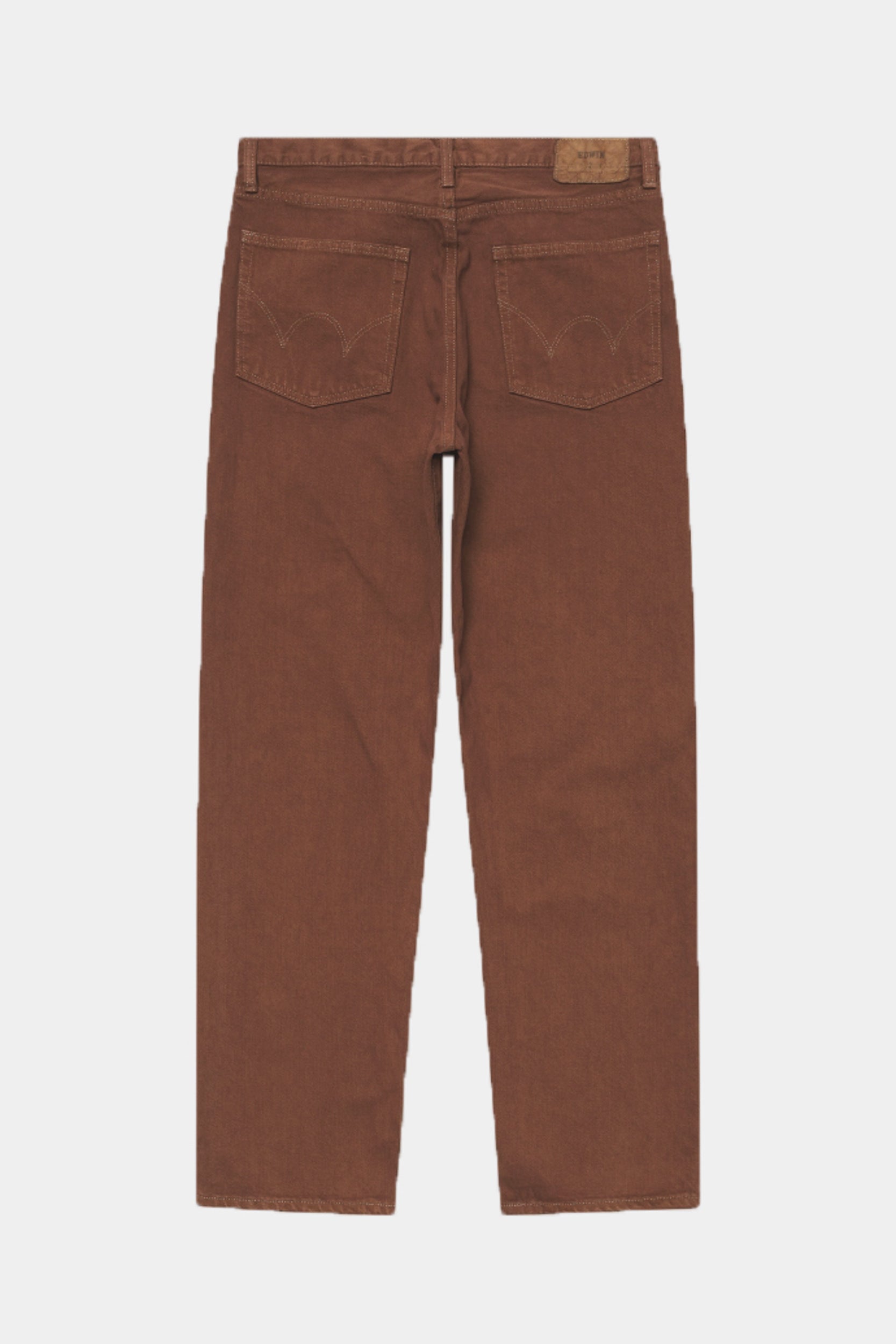 LOOSE FIT - Natural brown overdyed