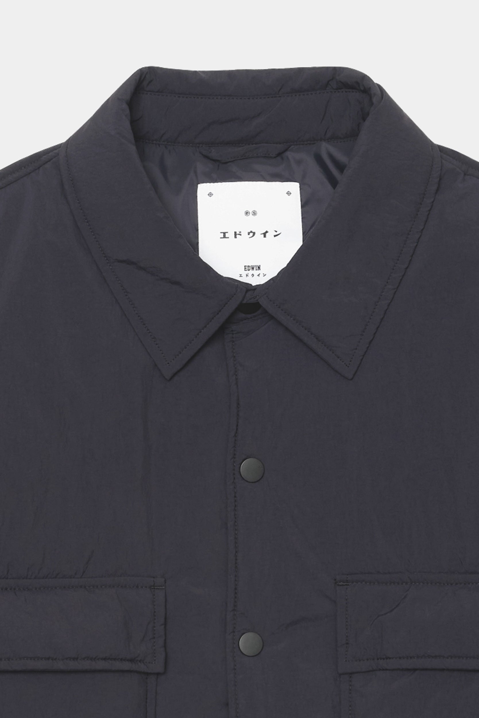 NEST PADDED OVERSHIRT LS - Dark Navy