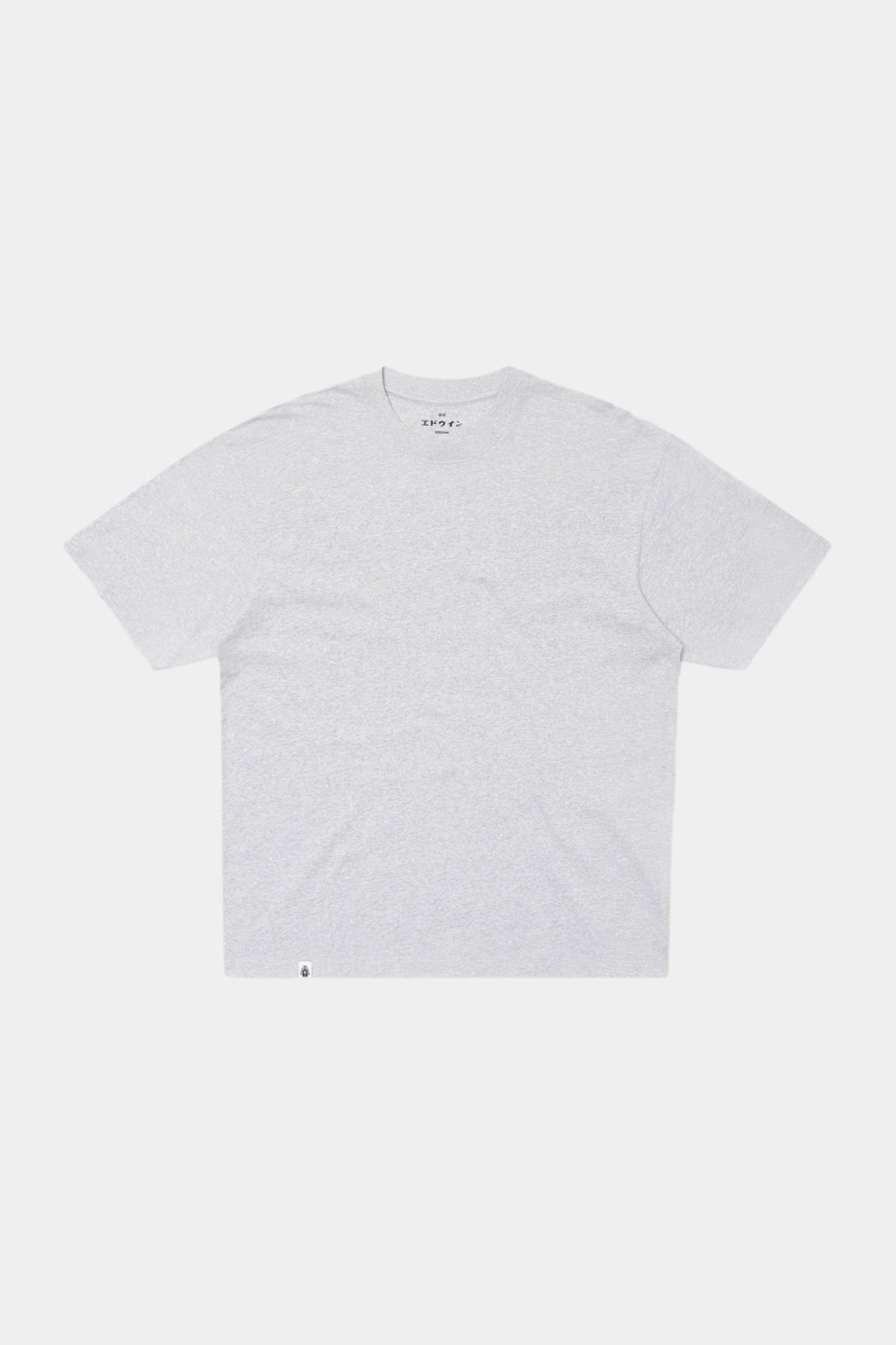 OVERSIZE BASIC TEE - Grey marl