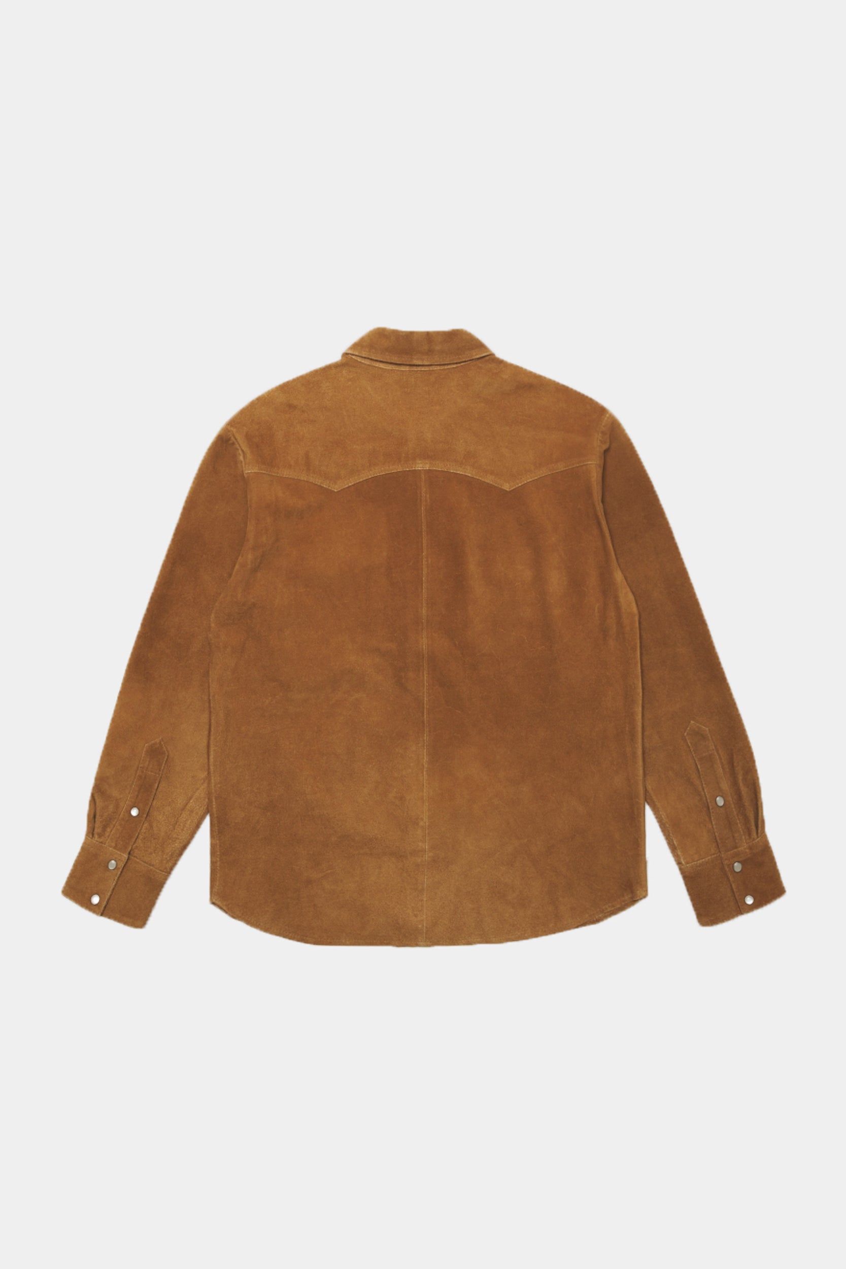 WESTERN SUEDE SHIRT LS - Brown