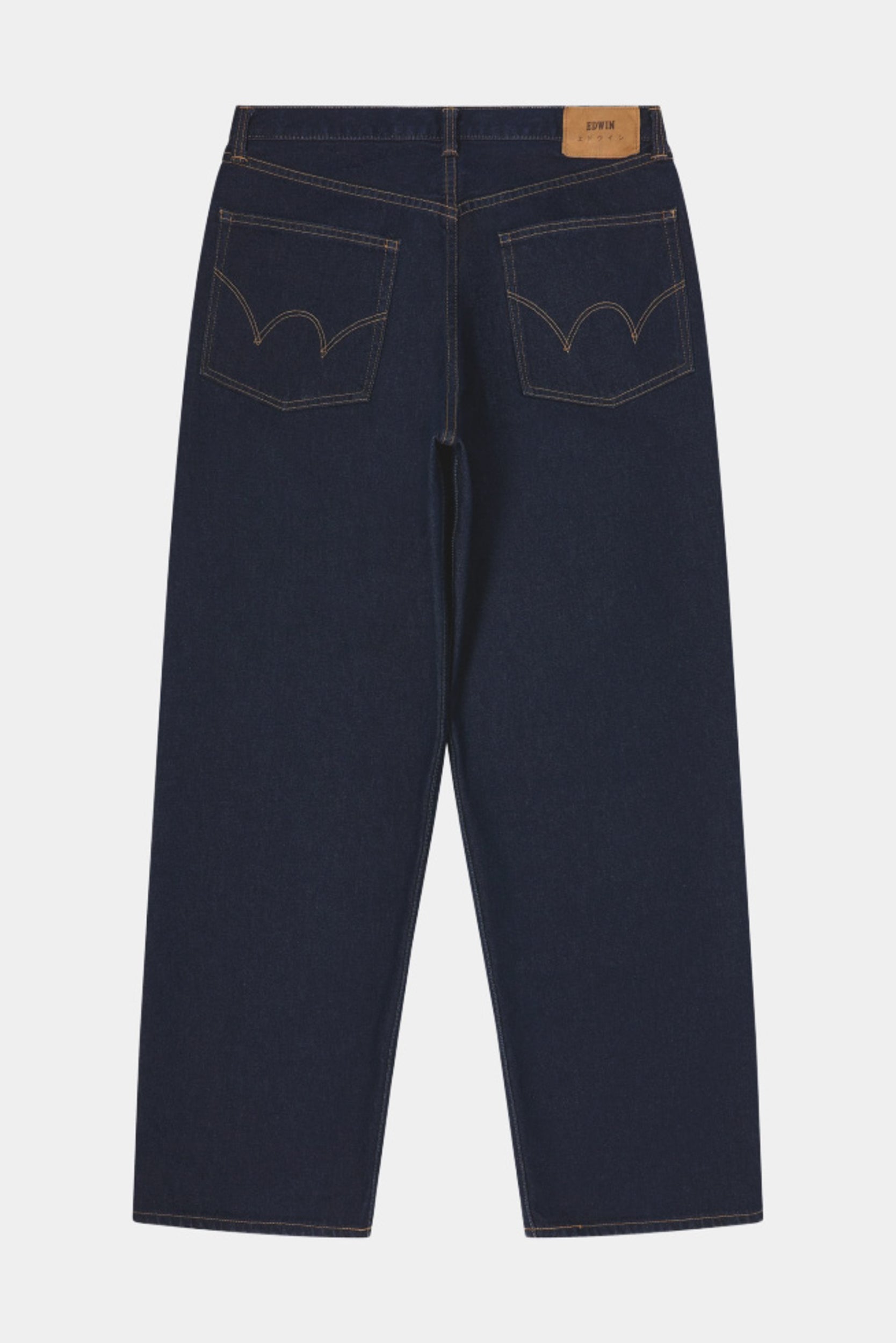 WIDE PANT - Blue rinsed kaihara
