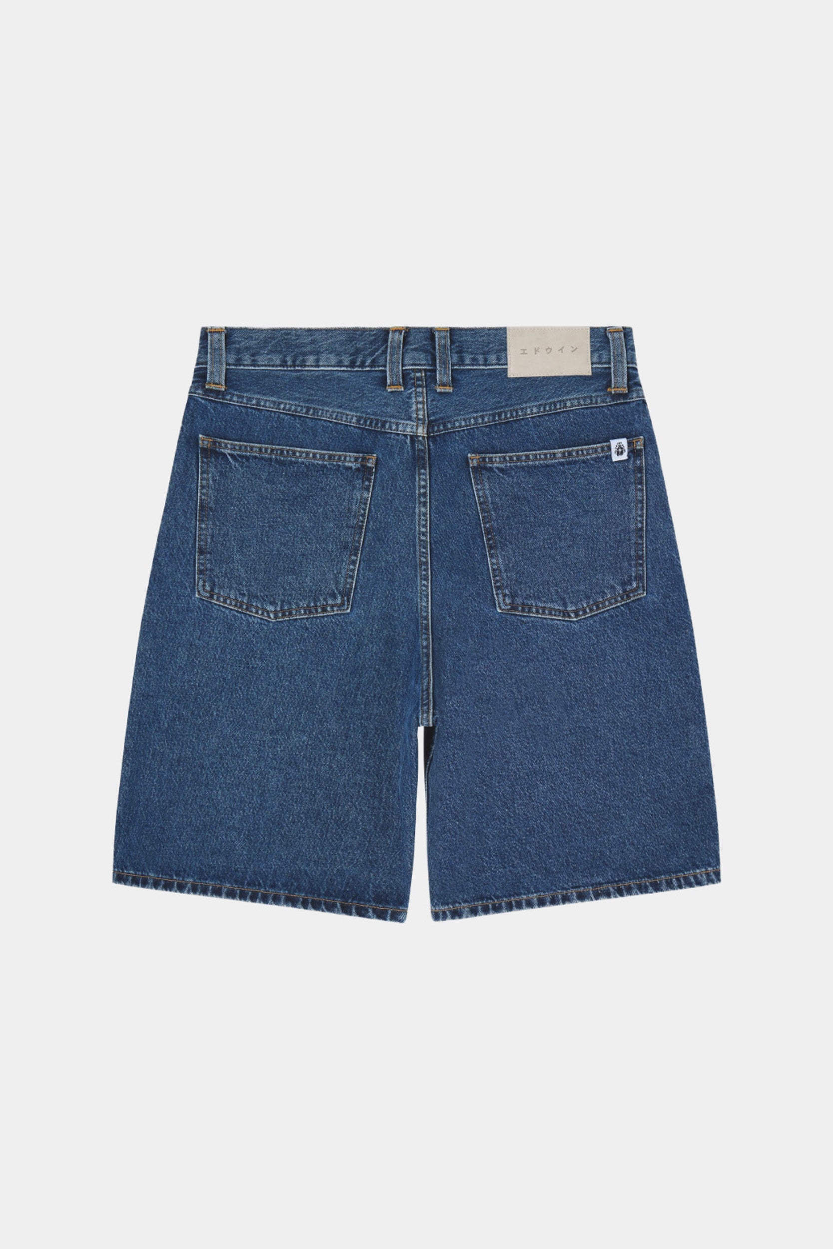 TYRELL SHORT - Blue mid marble