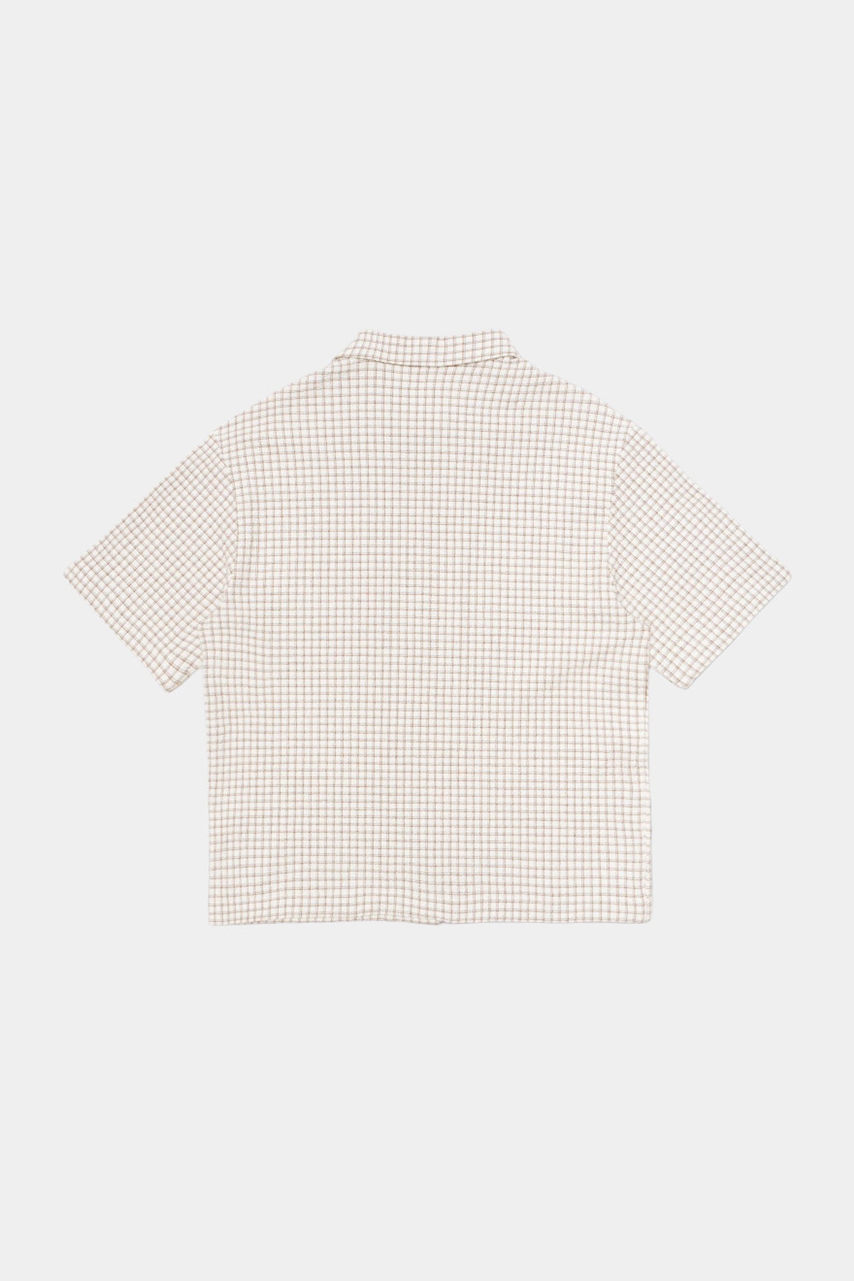 ZED SHIRT SS - White brown