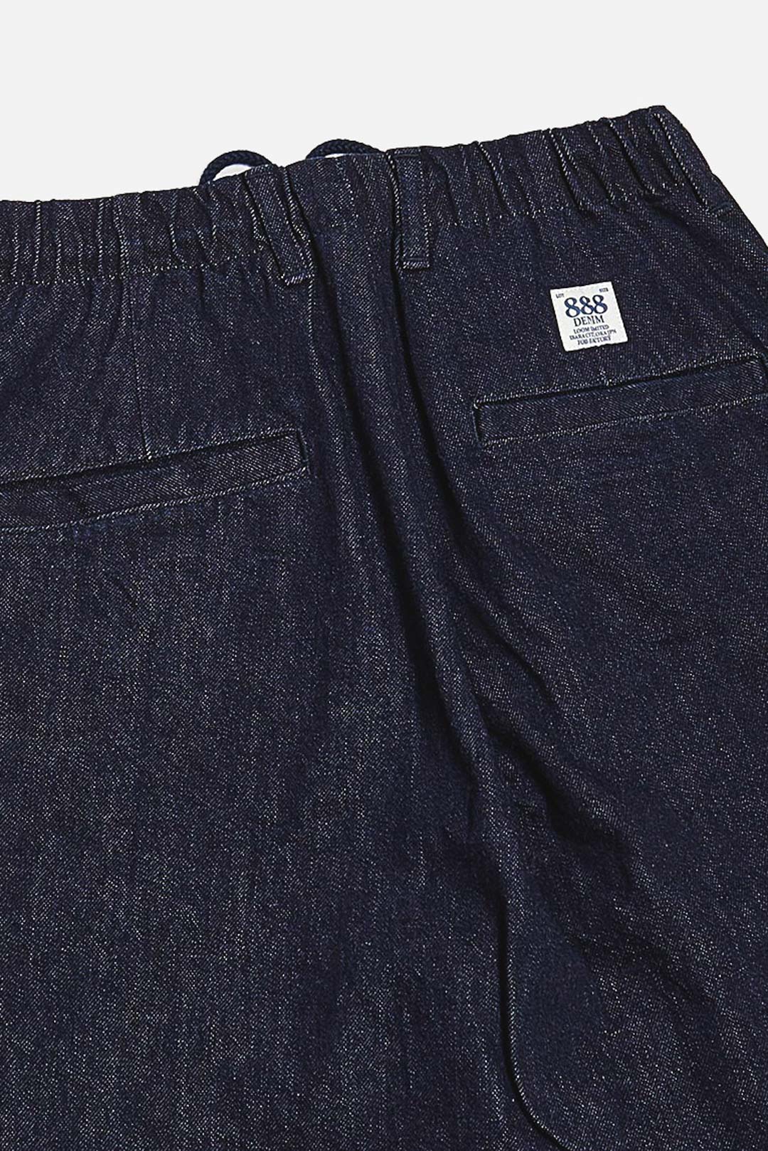 DENIM TRACK PANTS