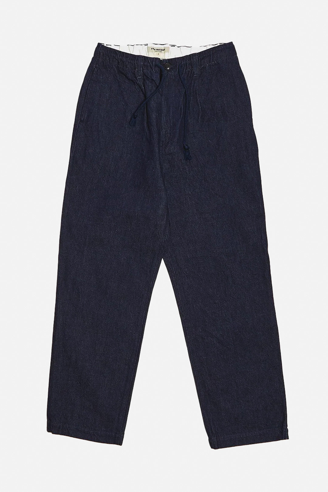 DENIM TRACK PANTS
