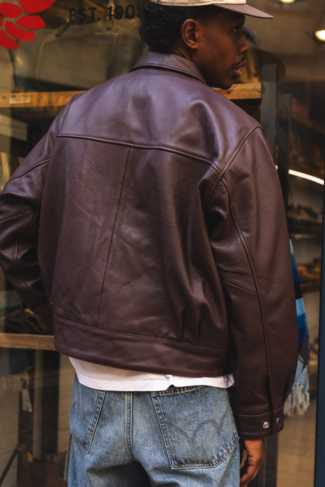 DOGMA JACKET - Brown burgundy
