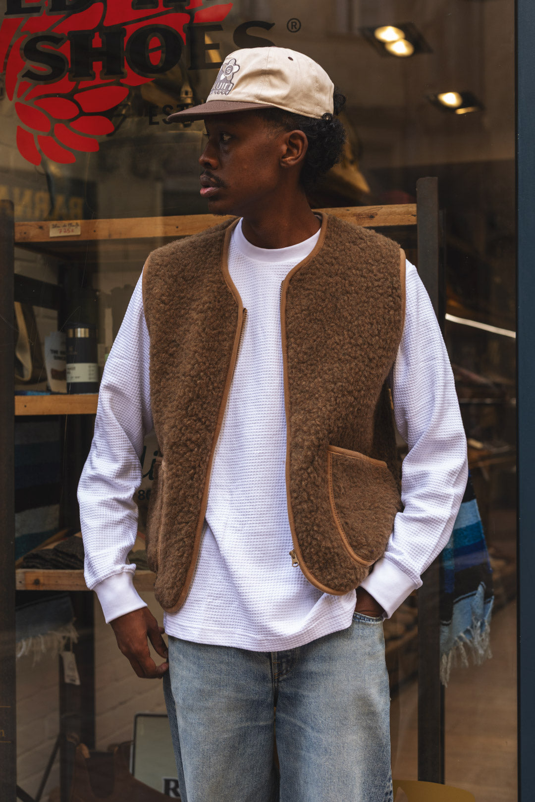 PEPITKO VEST - Bark