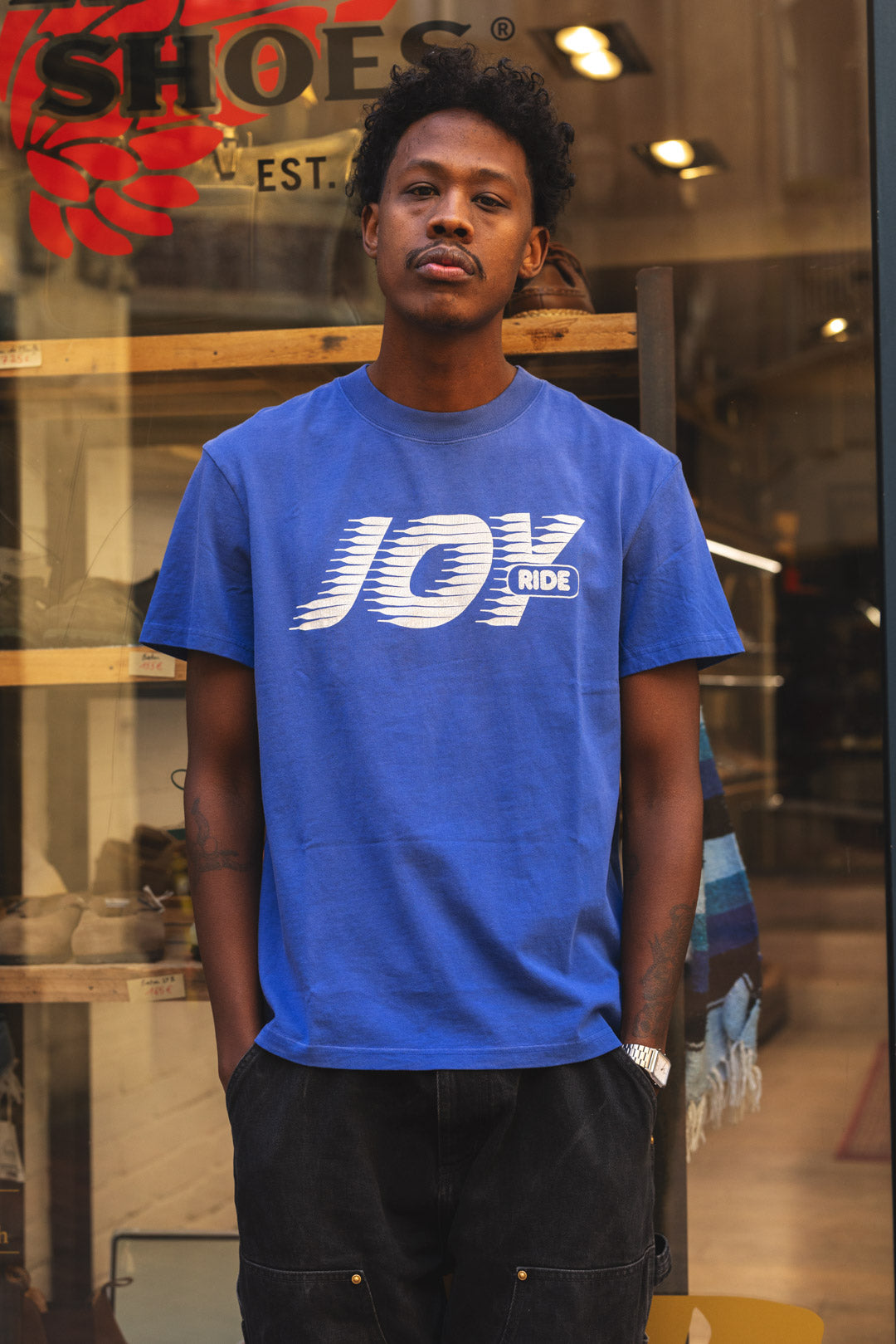 FAST TIMES TEE - Limoges Blue