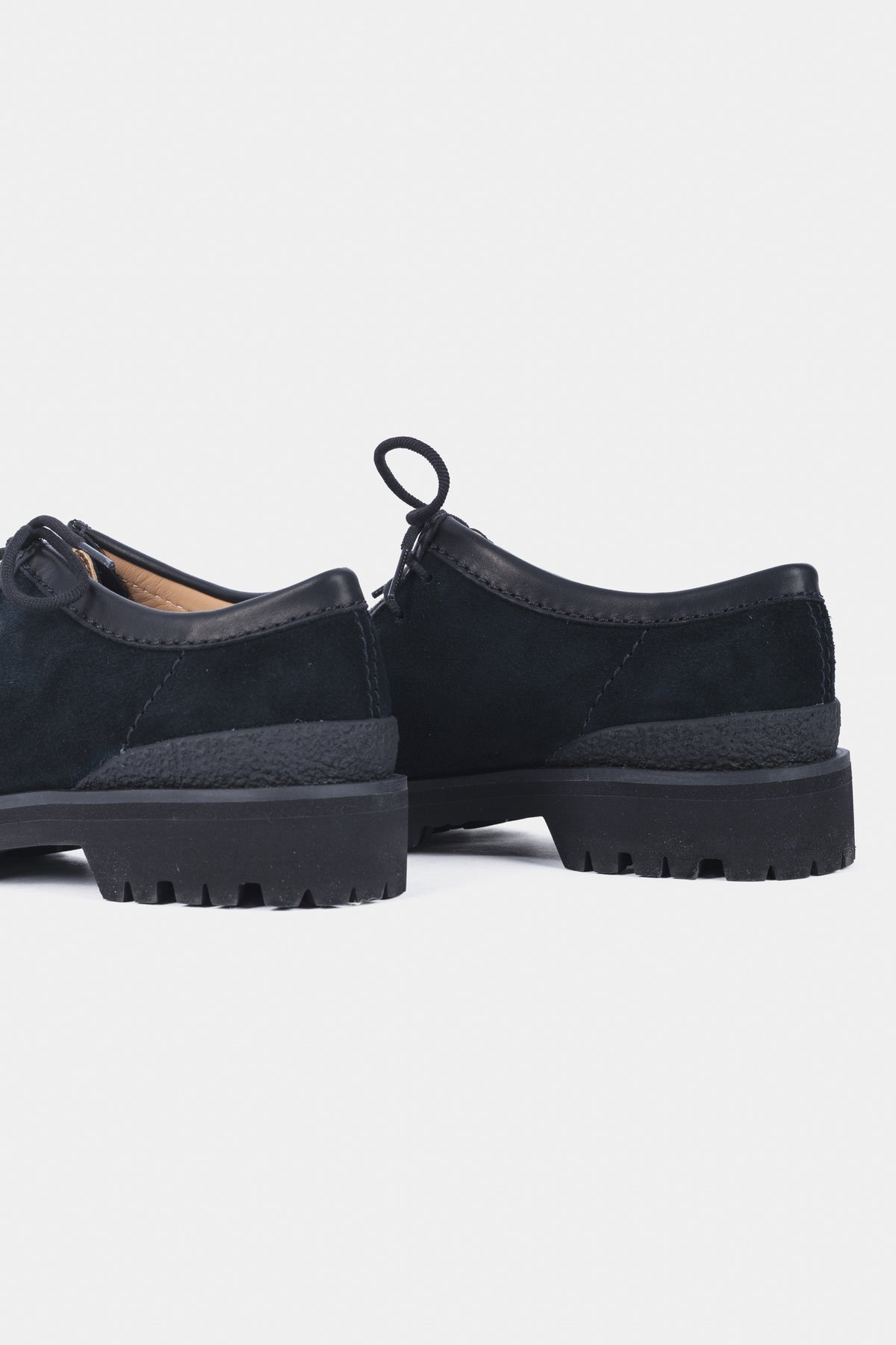 WALLA YUKONER - Black combi suede