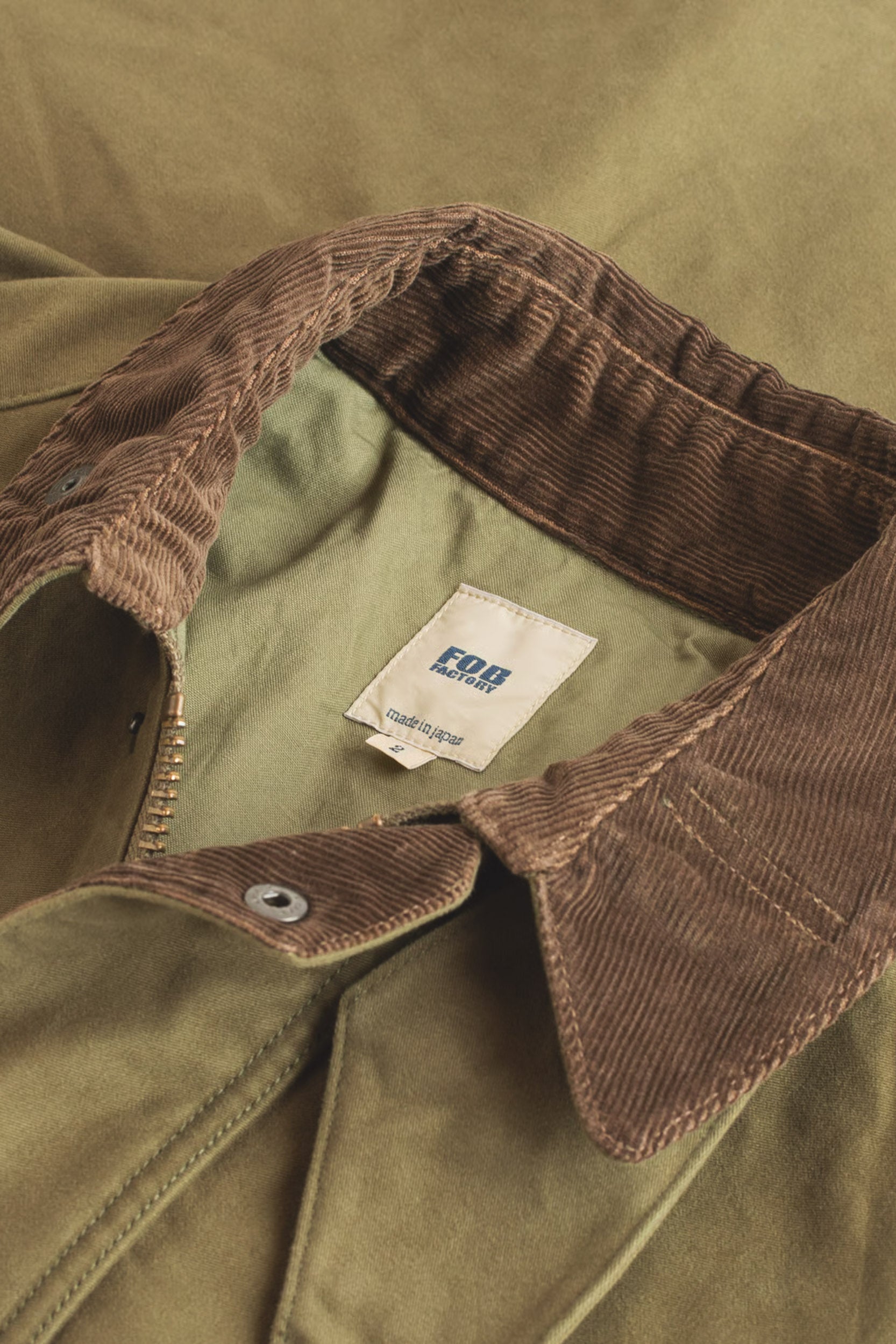 MOLESKIN RIDING JK - Olive