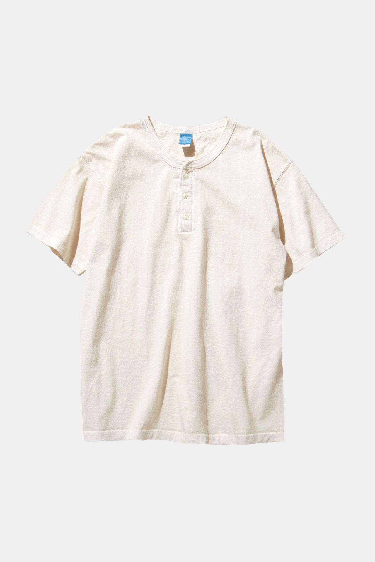 HENLEY TEE S/S - P.NATURAL